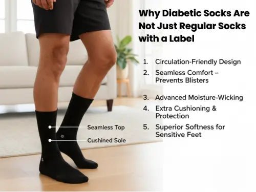 Why Diabetic Socks Are Not Just Regular Socks with a Label - Kikitoes