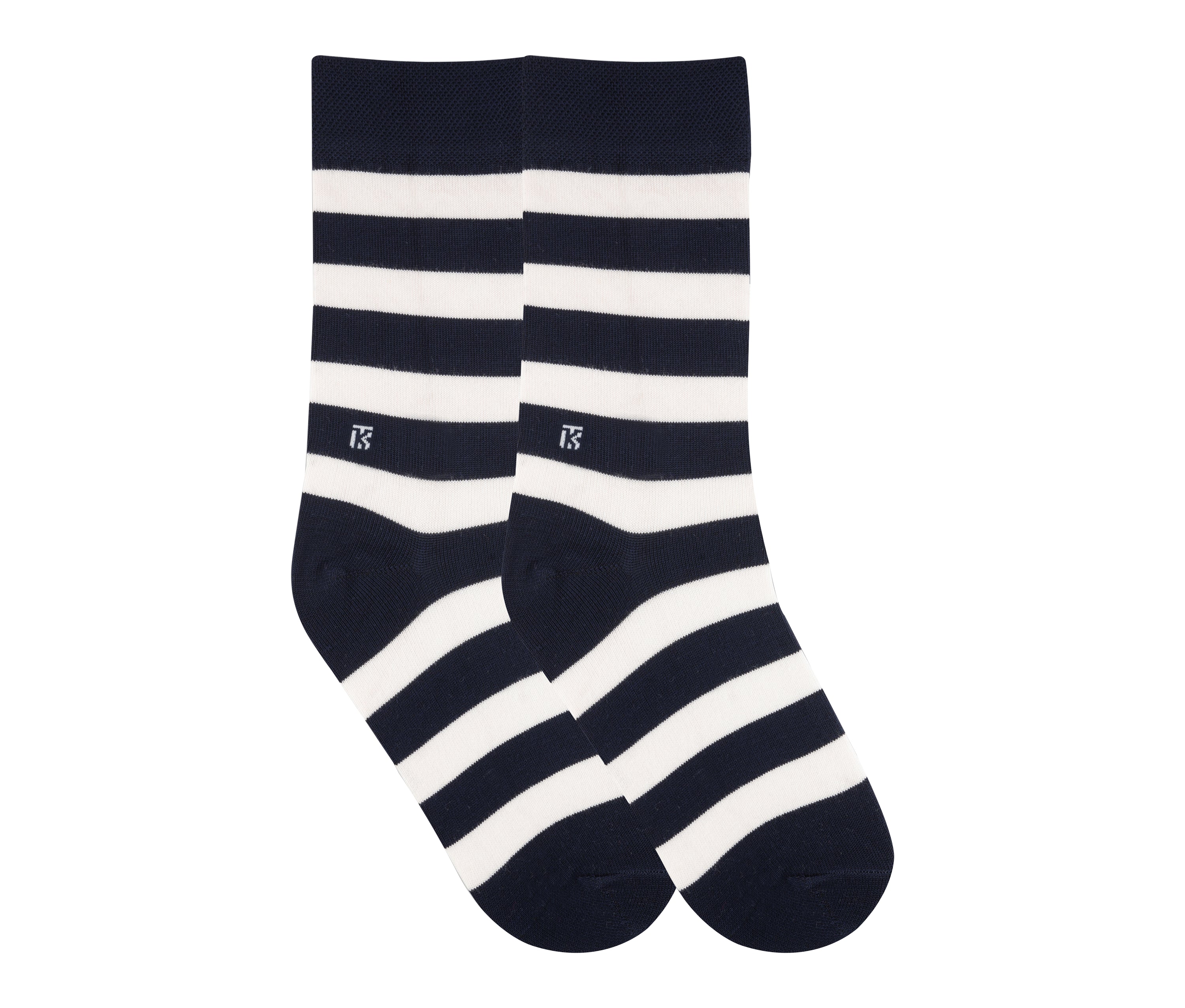 Kikitoes Polka Dot, Bird Eye Dot & Stripe Bamboo Socks – Stylish Black with White Polka Dots, White with Navy Blue Dots & Black with White Stripes Socks for Daily Wear & Sports (Pack of 3)