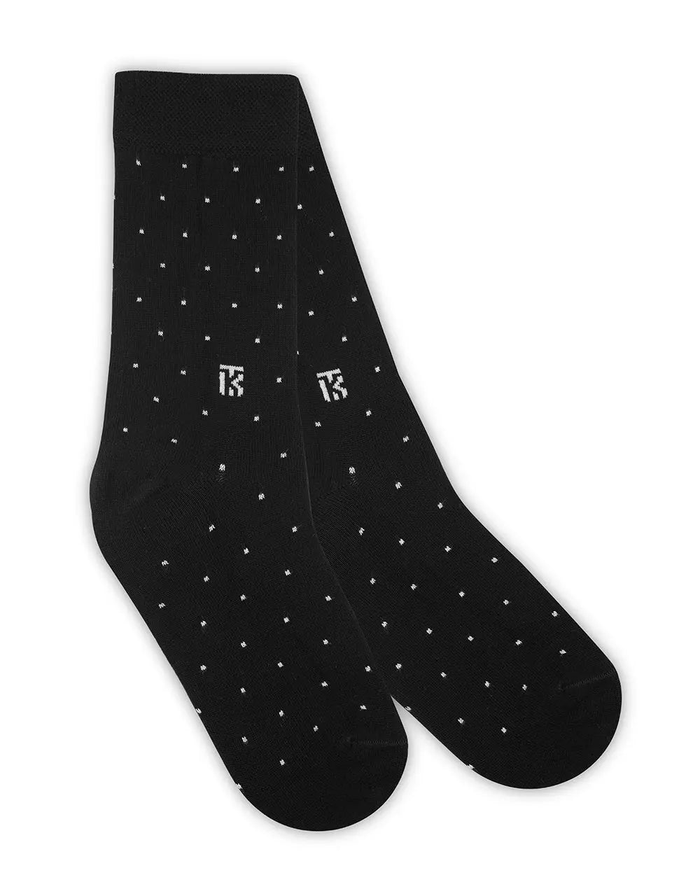 Kikitoes Luxe Signature Box – Everyday Sophistication featuring six pairs of premium bamboo combo socks set in Solid Black, Solid Beige, Black–White Polka, White–Navy Polka, Grey–White Stripes, and Black–White Stripes tones – crew socks for men.