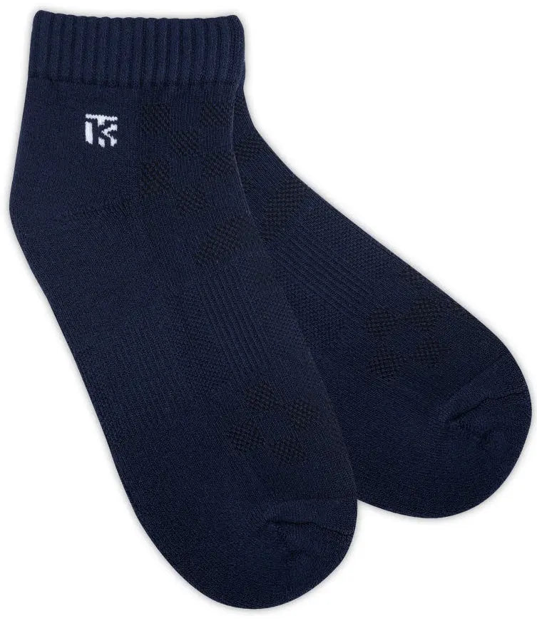 Men’s premium bamboo ankle socks from KIKITOES, displayed in multiple colours – ideal as sports socks or gym socks for active wear.