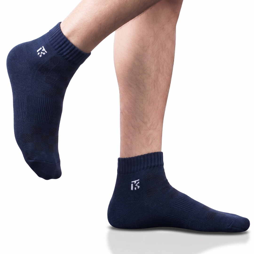 KIKITOES BAMBOO SPORTS SOCKS | Navy Ninja