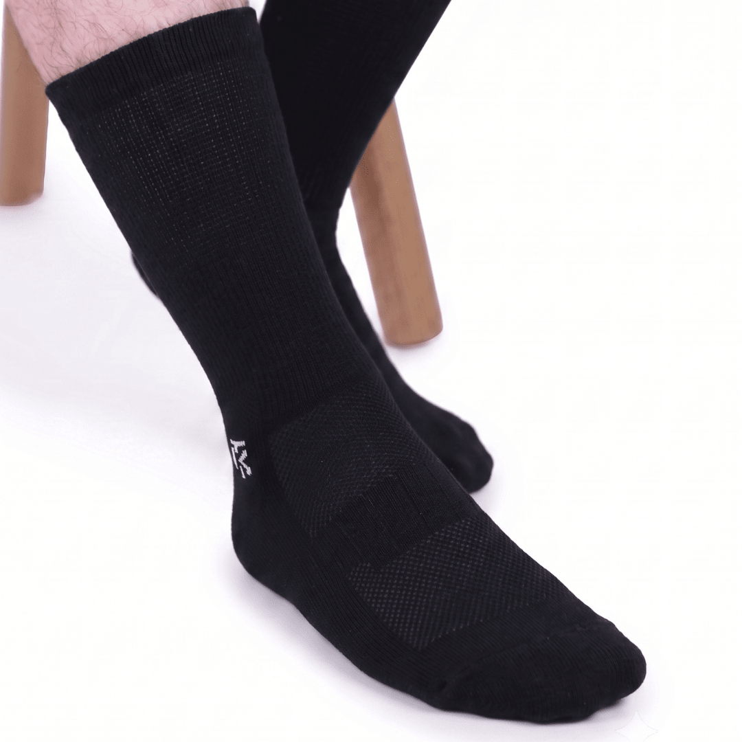 Diabetic Bamboo Socks | Black Colour Bamboo SocksKikitoes