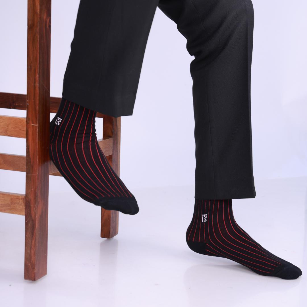 Crew Socks | Crew Length Socks | Rib Socks | Long Socks