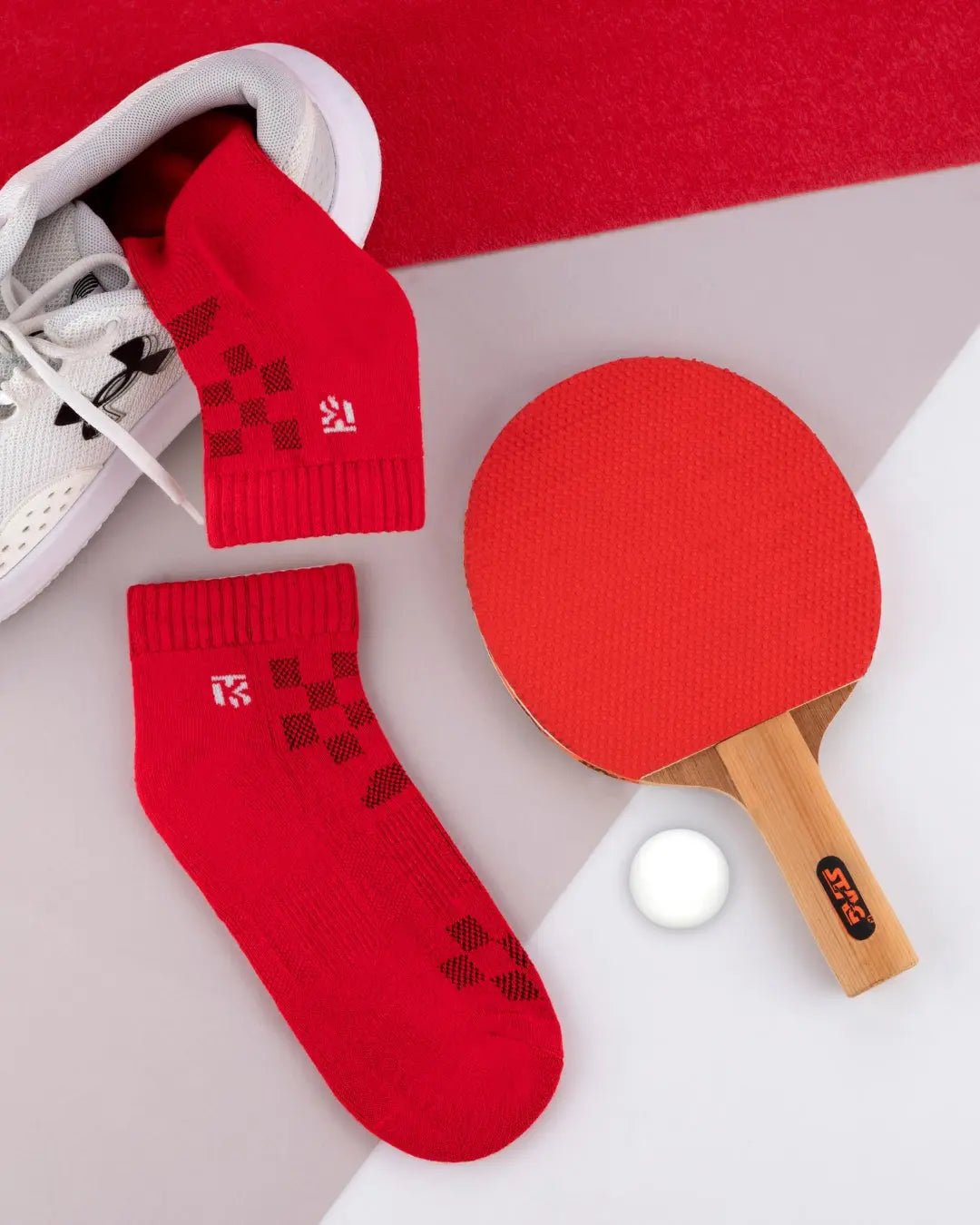 KIKITOES BAMBOO SPORTS SOCKS | Red RushKikitoes