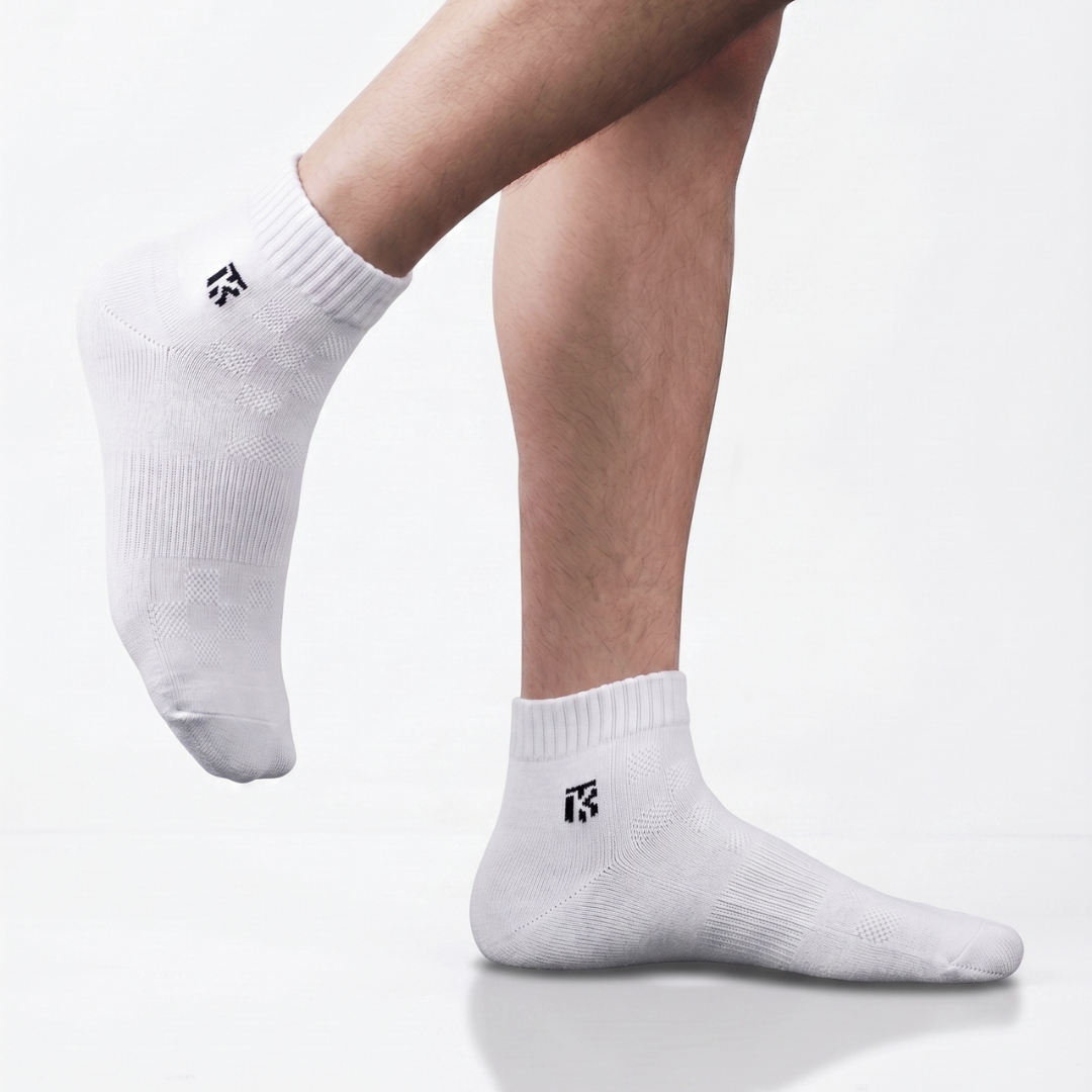 KIKITOES BAMBOO SPORTS SOCKS | White Horizon
