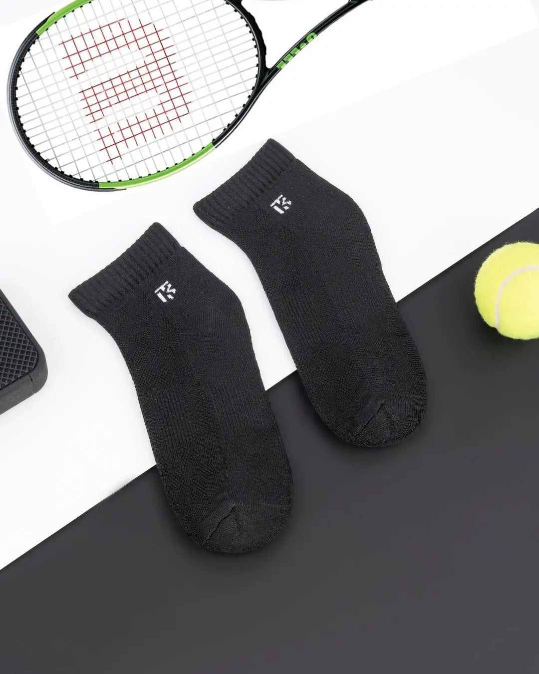 Men’s premium bamboo socks from KIKITOES, displayed in multiple colors—ideal as sports socks or gym socks for active wear.