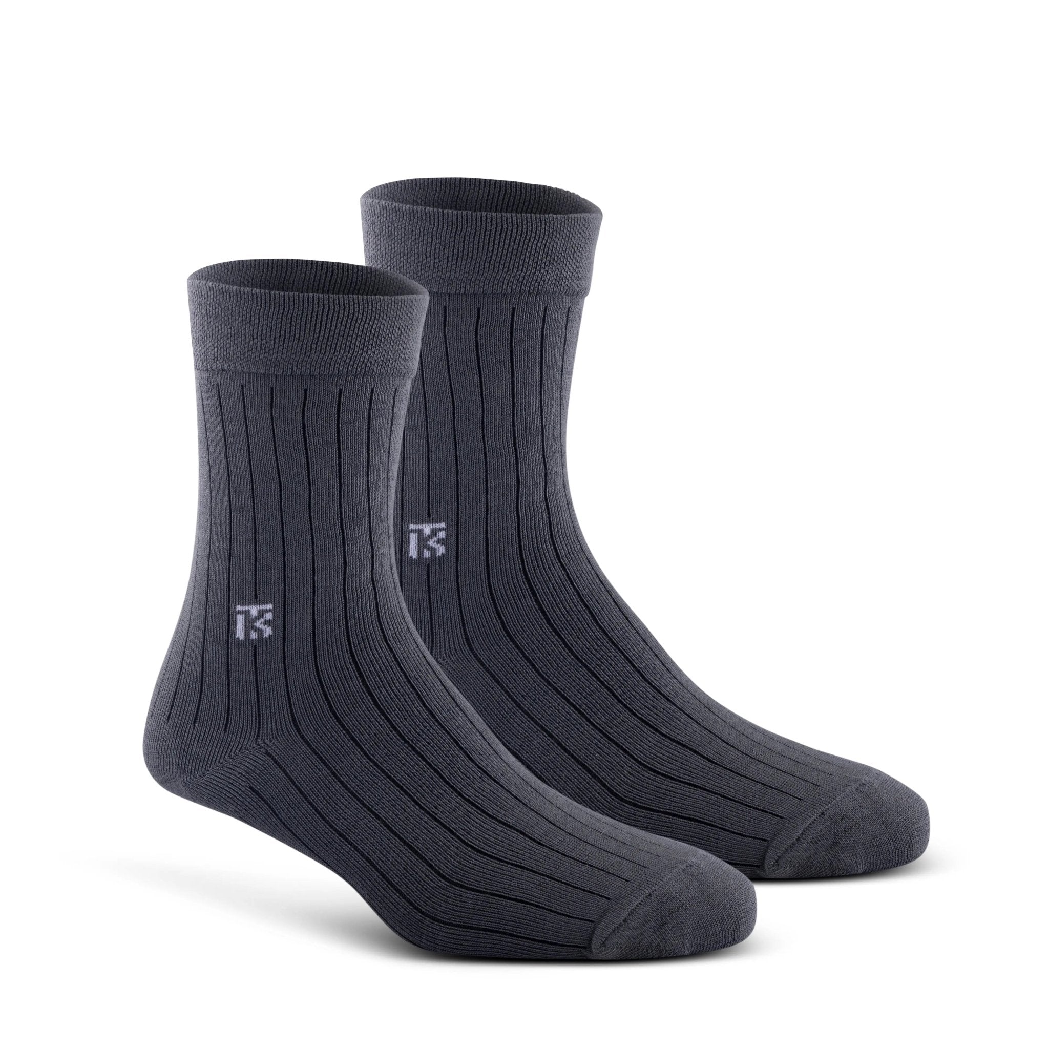 KIKITOES BAMBOO MEN CREW SOCKS | Graphite RibKikitoes