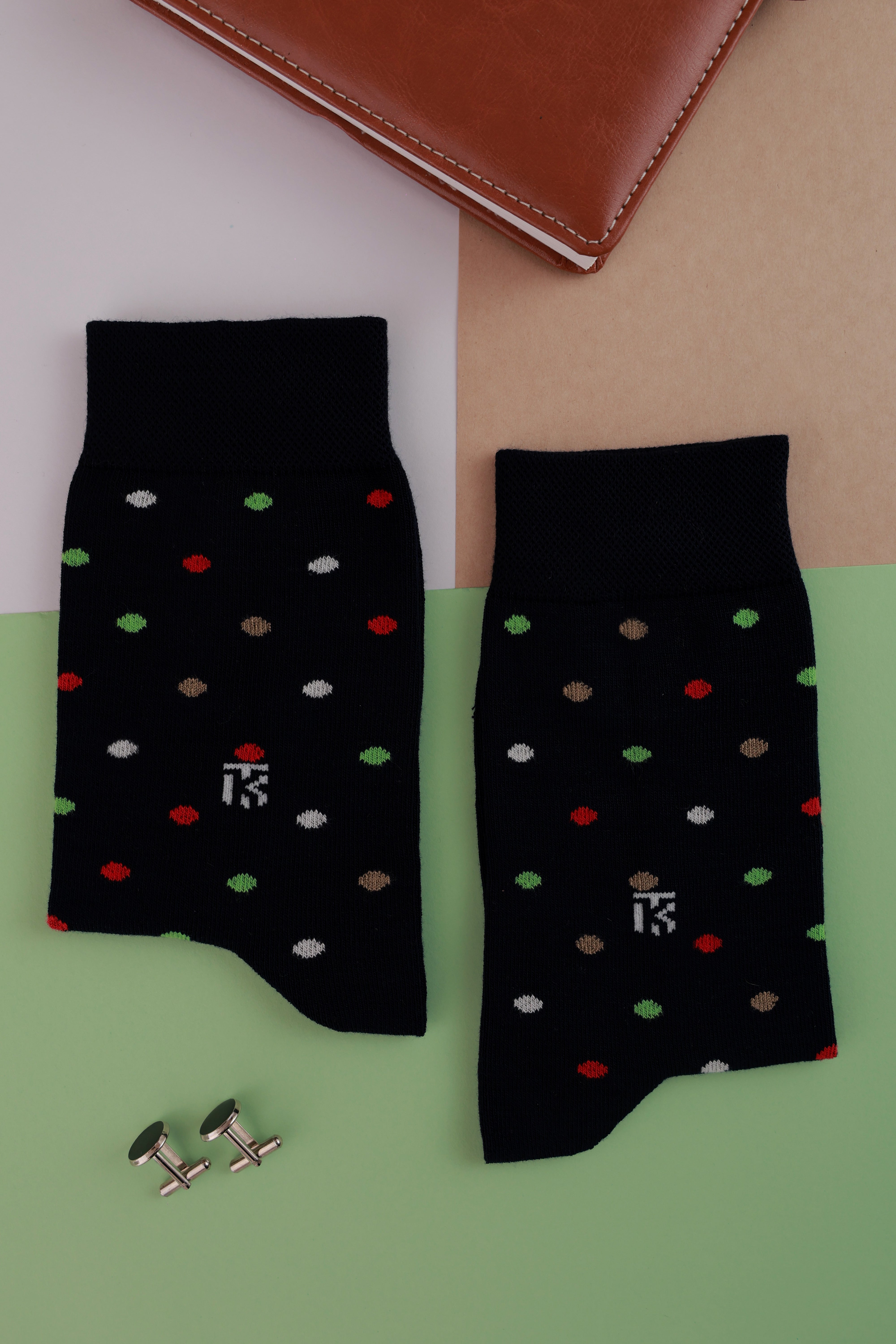 Crew Socks | Crew Length Socks | Polka Dot Socks | Long Socks