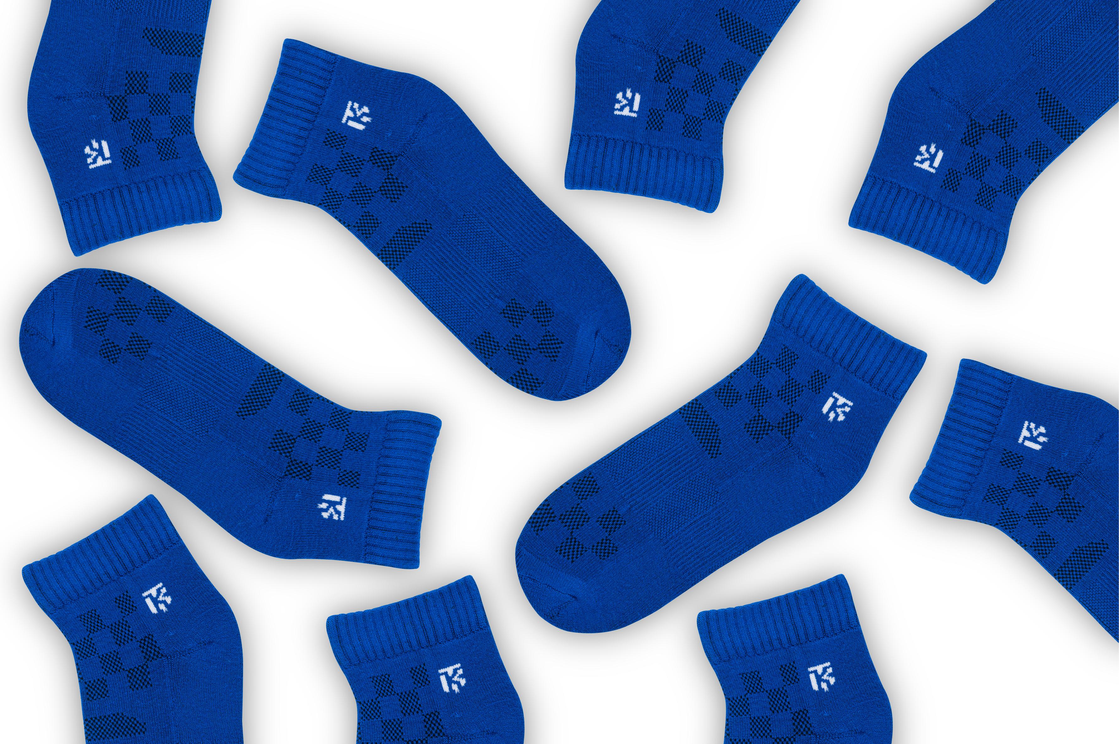 Bamboo Socks Pair | Kikitoes Ankle Length Socks/Royal Blue Colour Sports Socks for Men