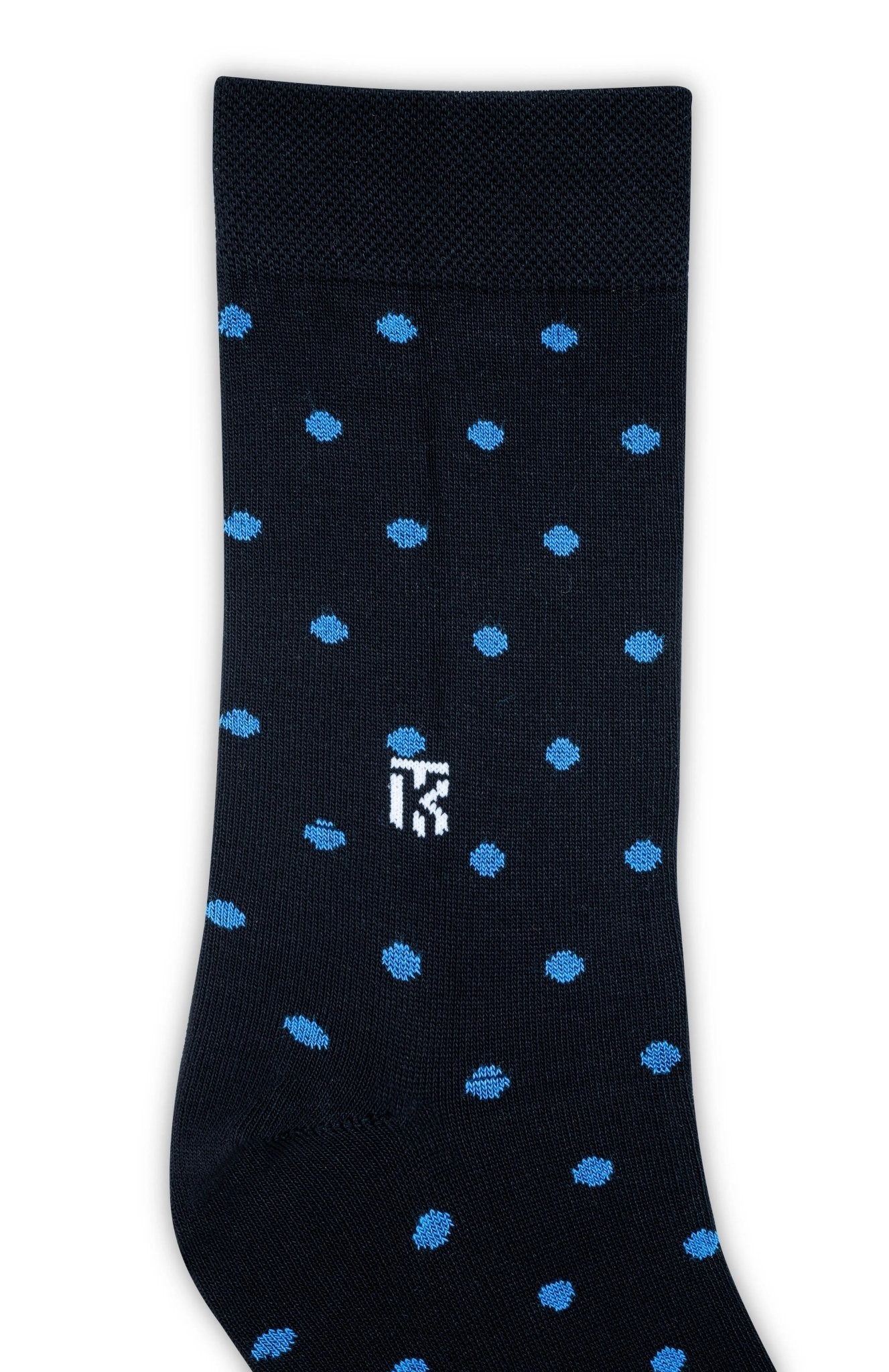 KIKITOES BAMBOO MEN CREW SOCKS | Contrast PolkaPOLKA DOT BAMBOO SOCKSKikitoes