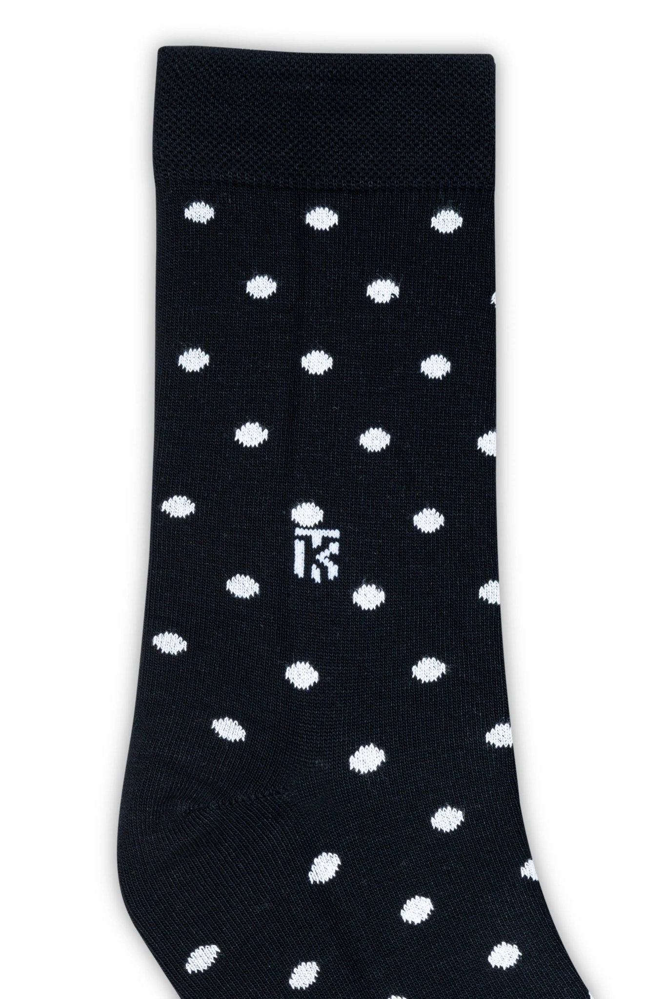 KIKITOES BAMBOO MEN CREW SOCKS | Contrast PolkaPOLKA DOT BAMBOO SOCKSKikitoes