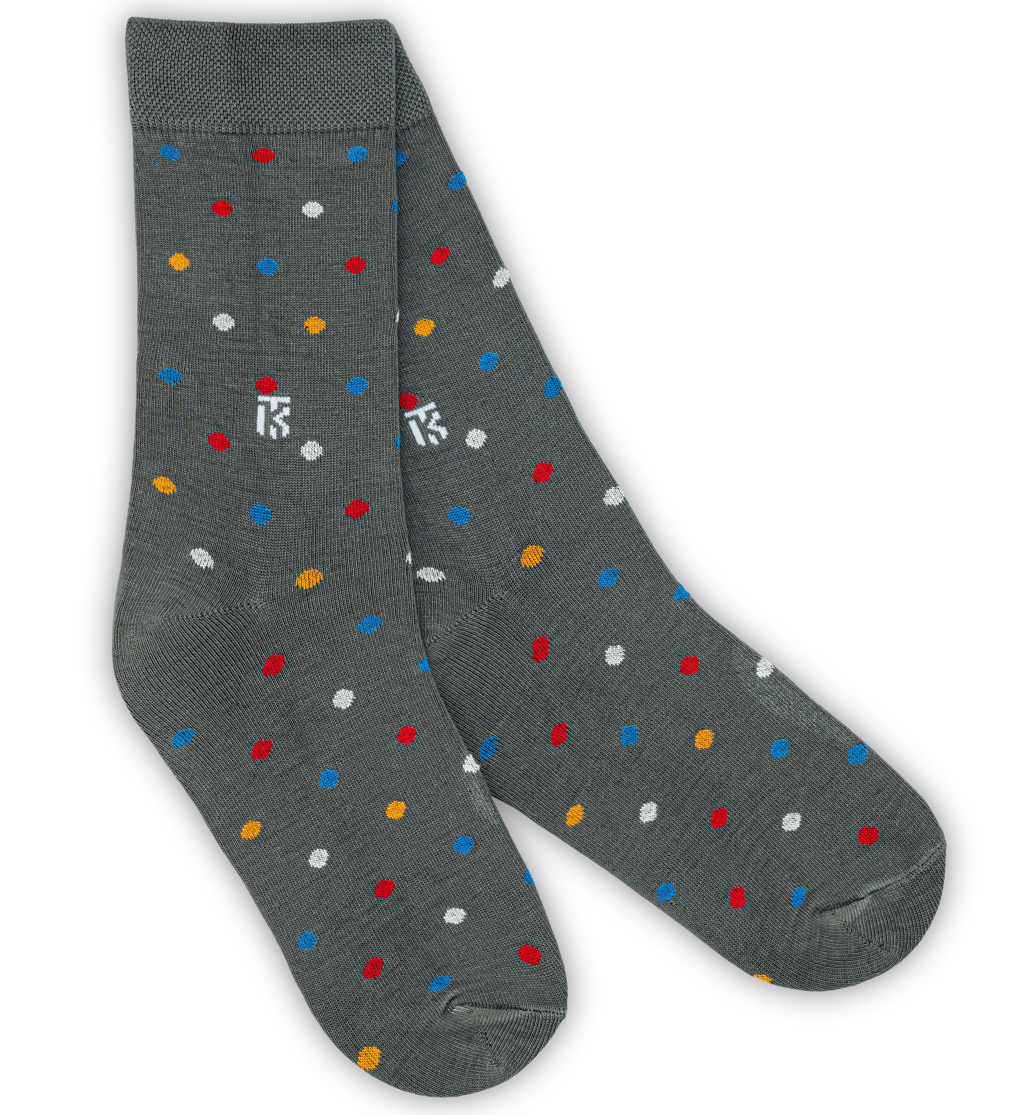 Crew Socks | Crew Length Socks | Polka Dot Socks | Long Socks