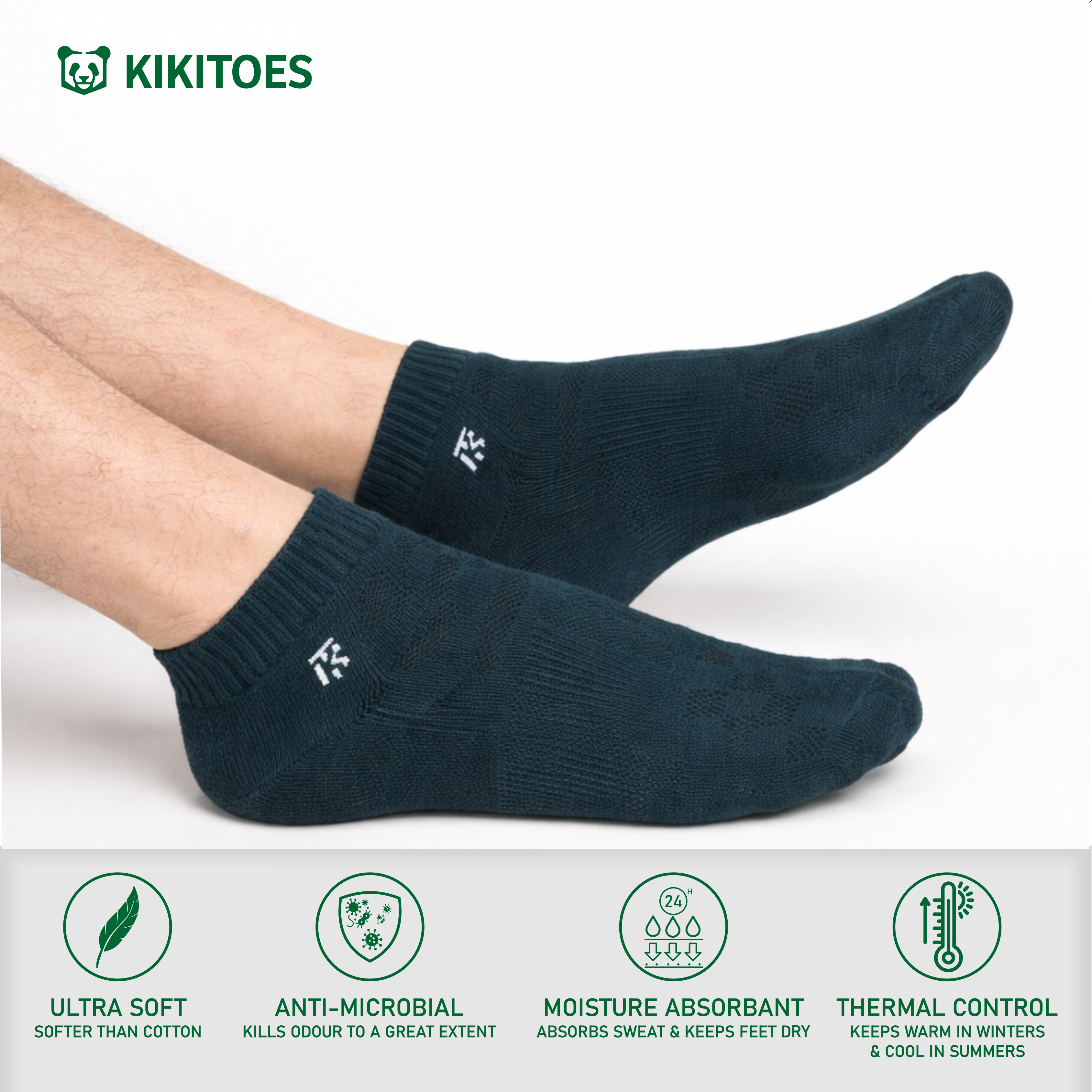 KIKITOES BAMBOO SPORTS SOCKS | Signature Forest