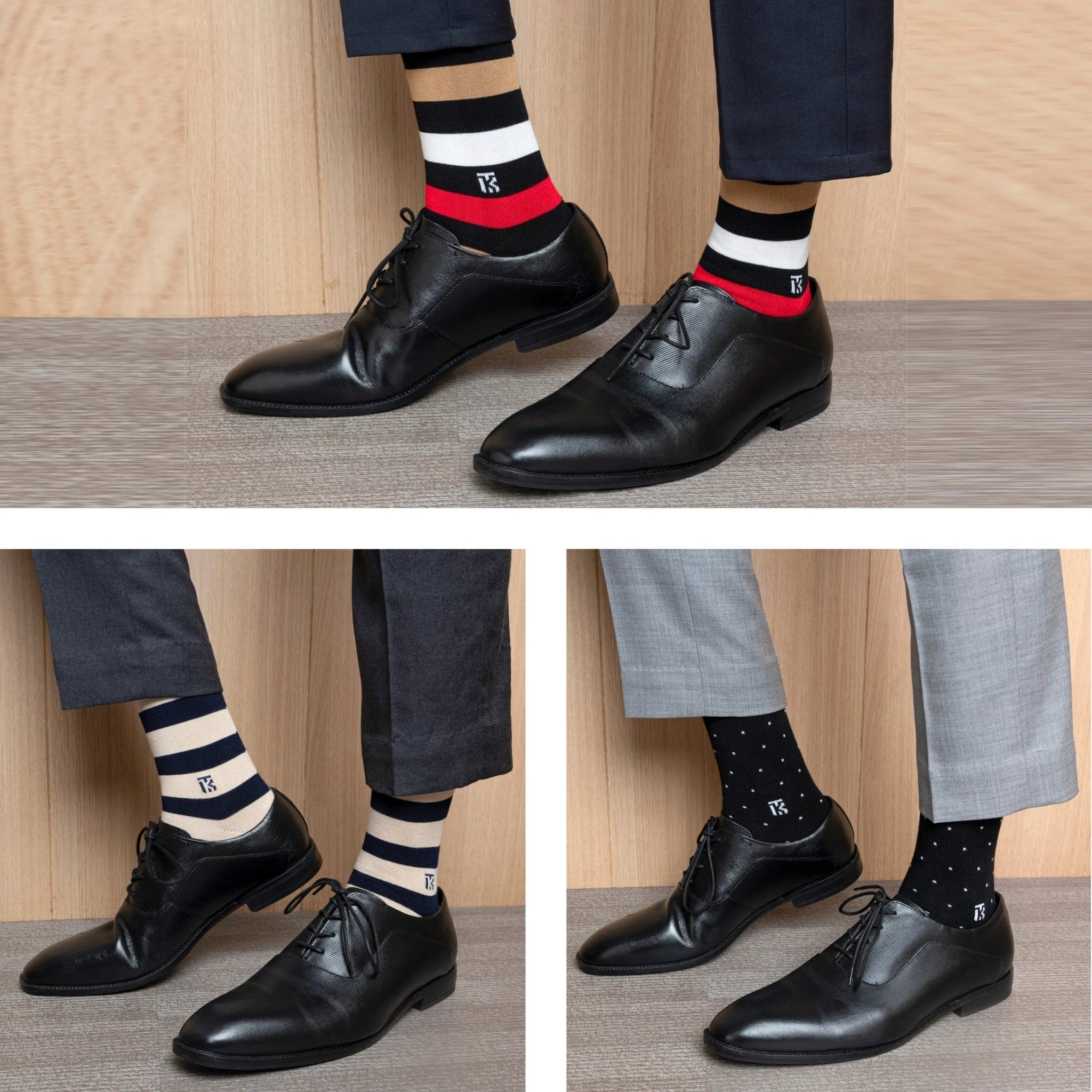 Trio Luxe Pack | Beige Stripe - Midnight Dot - Power LineKikitoes