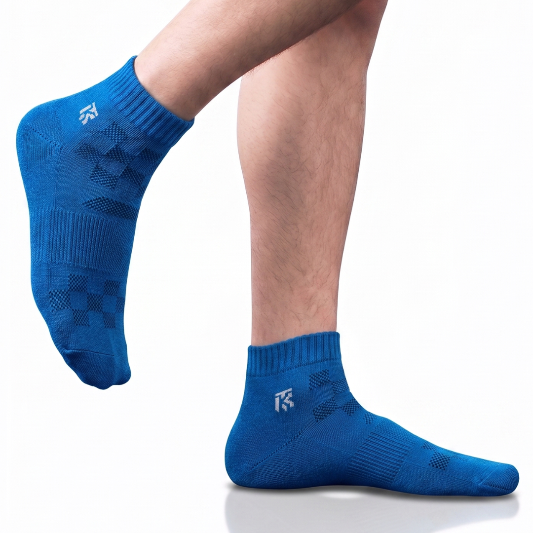 KIKITOES BAMBOO SPORTS SOCKS | Persian Blue
