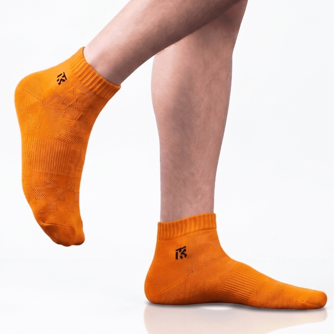 KIKITOES BAMBOO SPORTS SOCKS | Halloween OrangeKikitoes