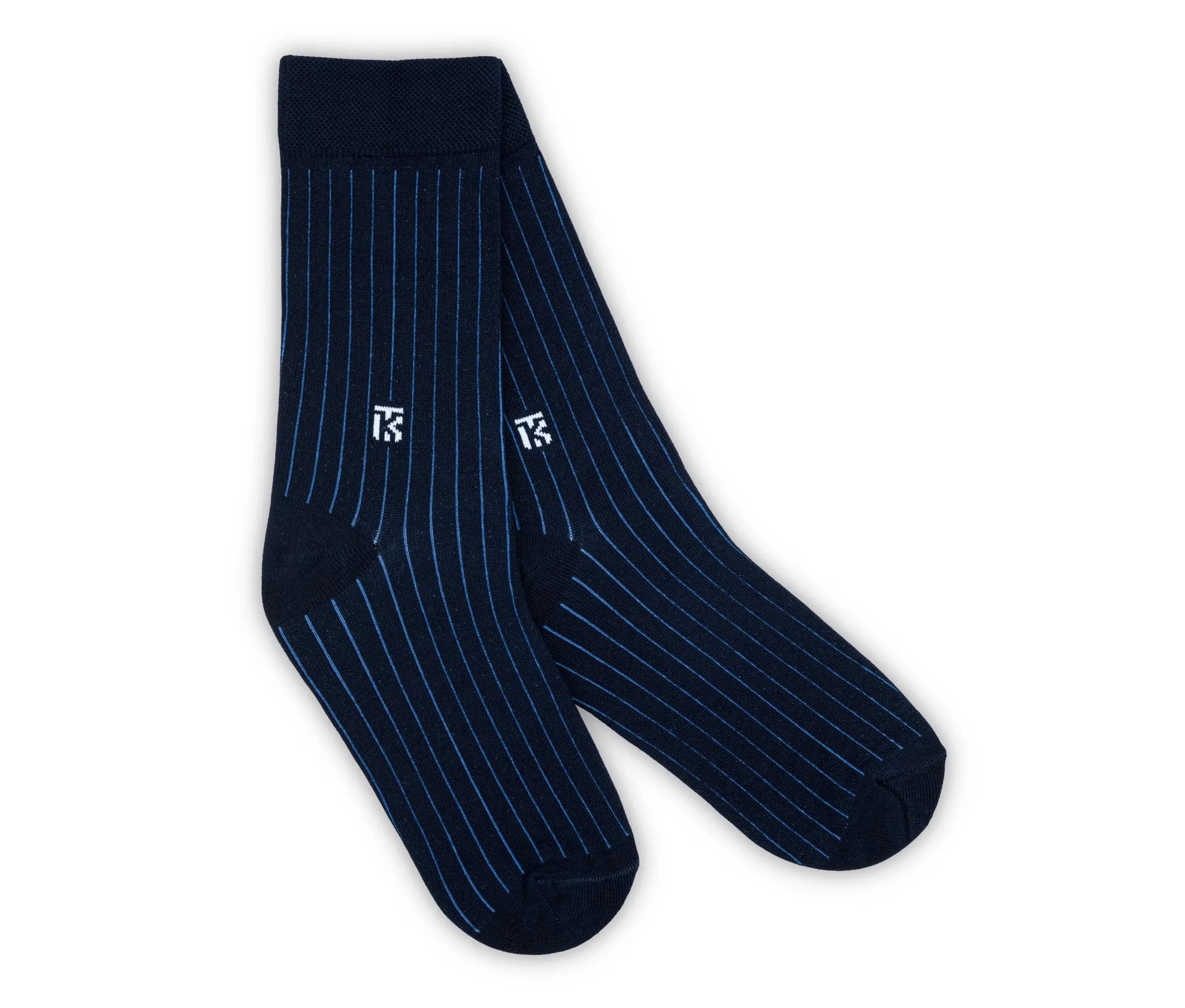Fun Fusion Duo – Navy Multi Polka & Cobalt RibKikitoes