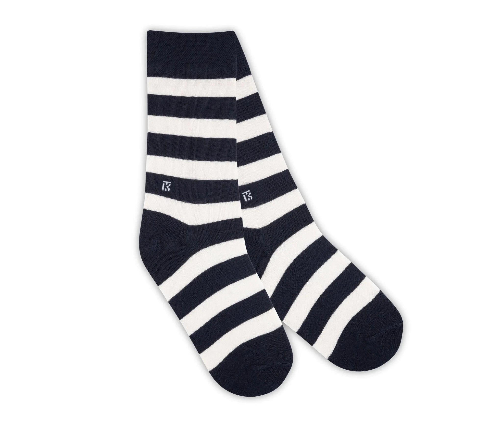 Fun Fusion Duo – Grey Urban Stripe & Navy Classic StripeKikitoes