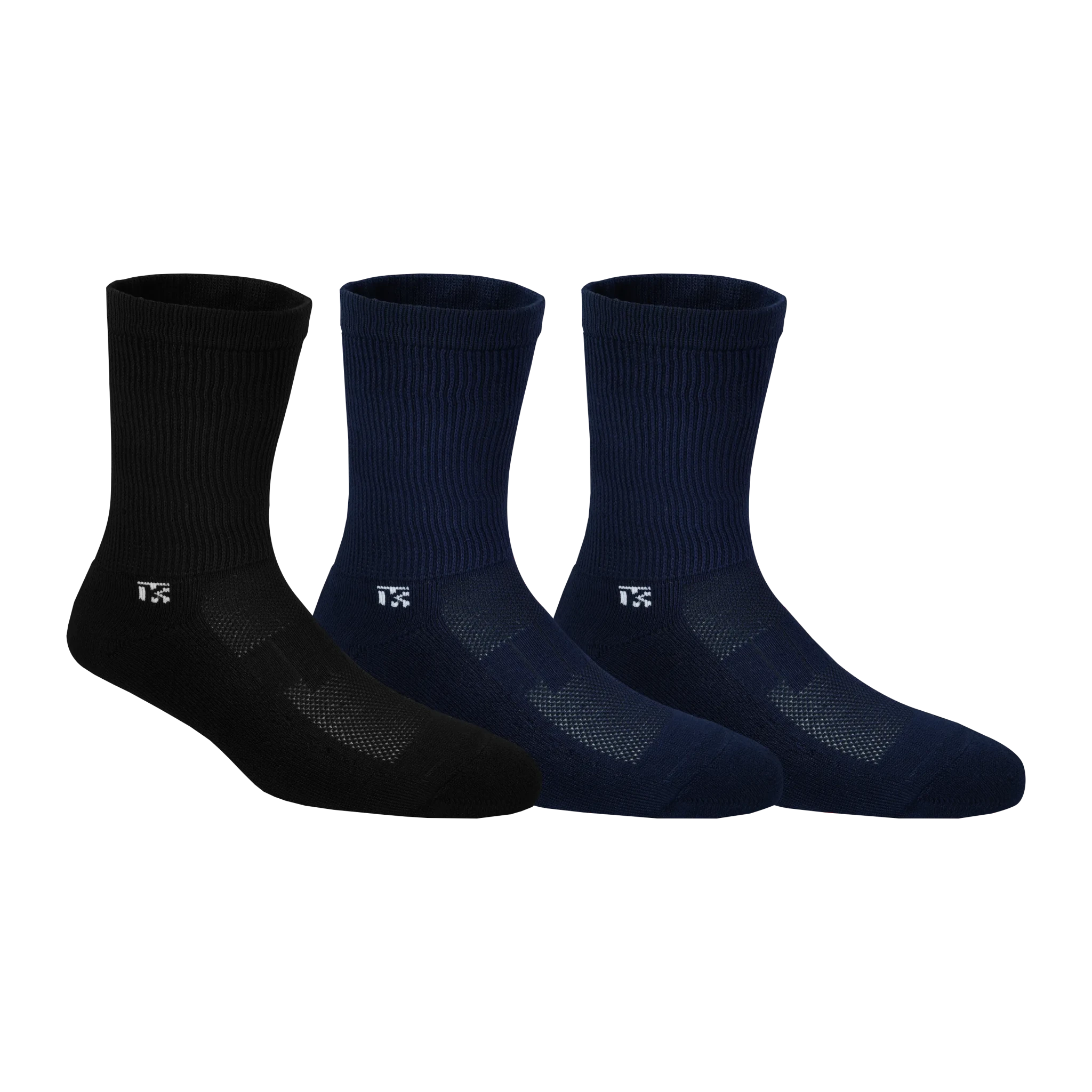Diabetic bamboo socks Combo | Pack Of 3 | 1 Black & 2 Navy Blue Bamboo SocksKikitoes