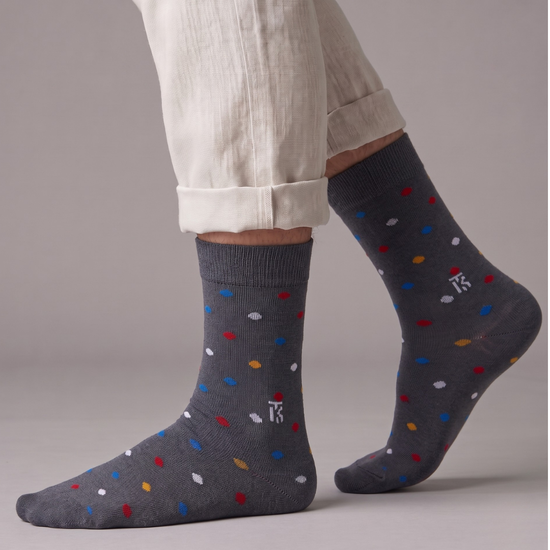 KIKITOES BAMBOO MEN CREW SOCKS | Pop Polka