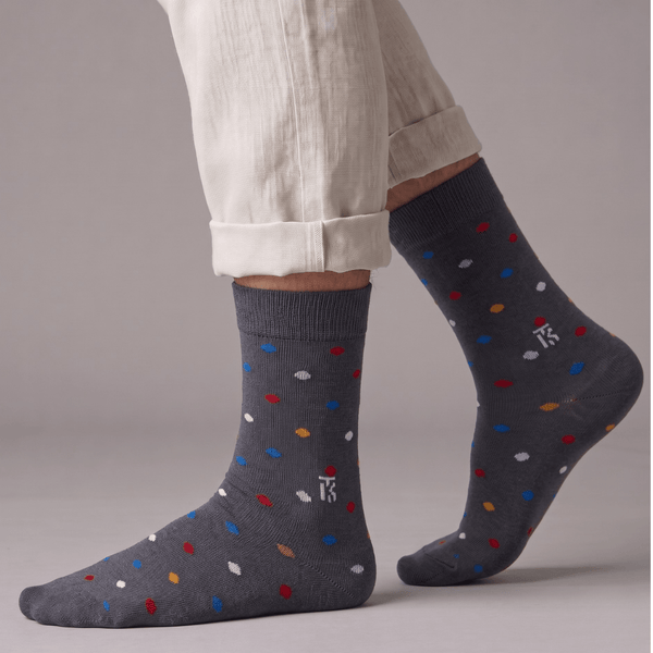 KIKITOES BAMBOO MEN CREW SOCKS | Pop Polka