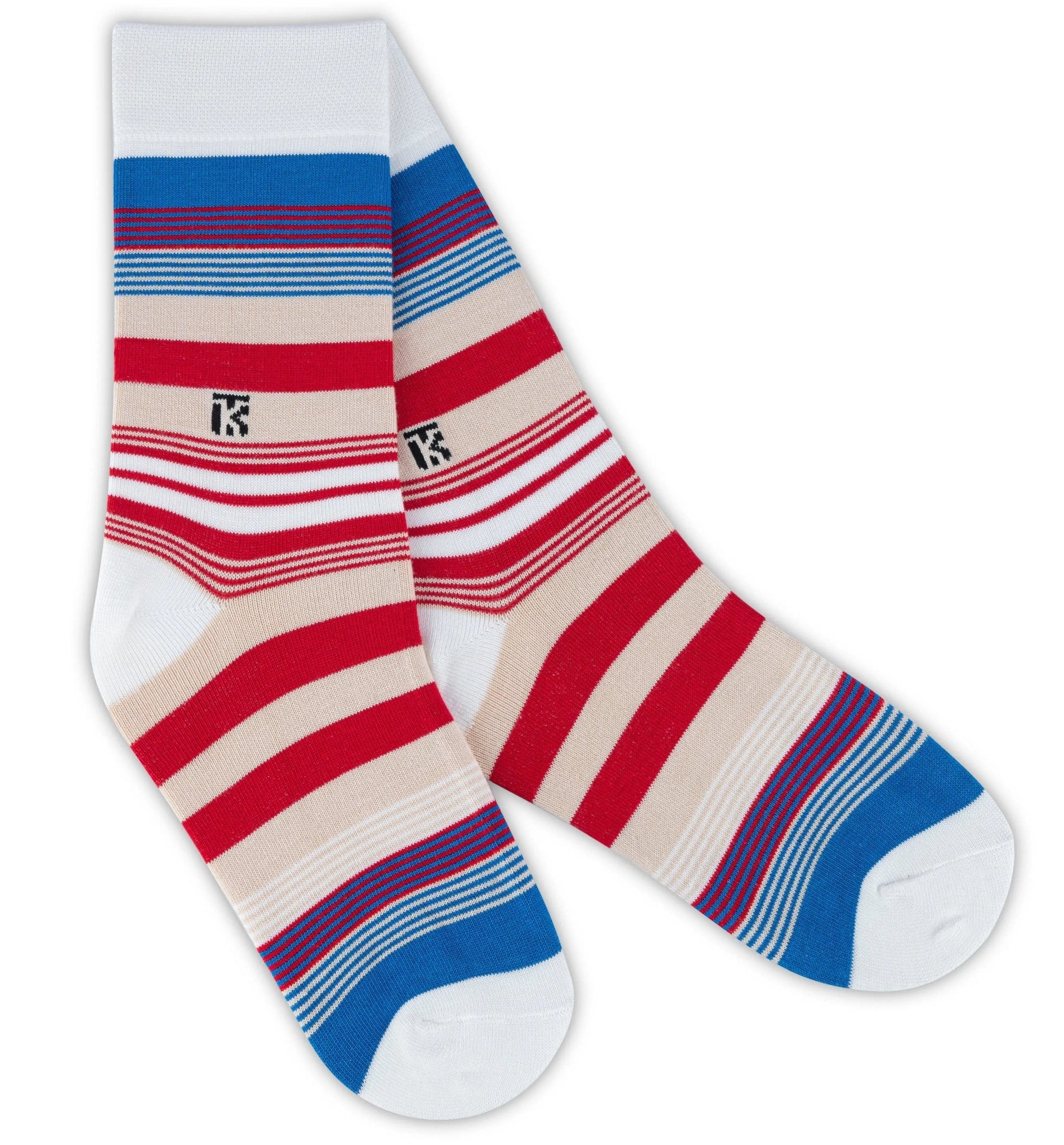 KIKITOES BAMBOO MEN CREW SOCKS | Fusion StripeKikitoes