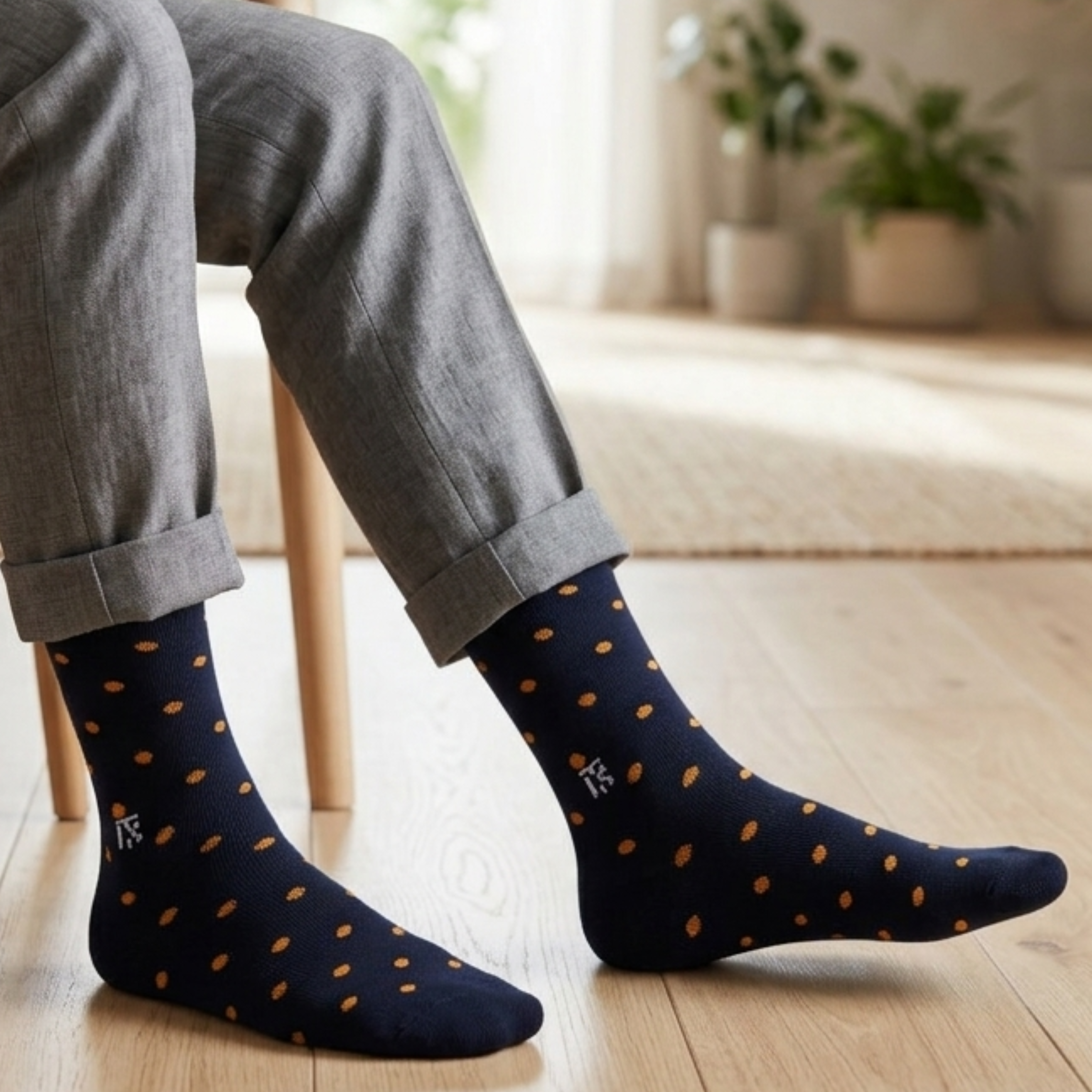Crew Socks | Crew Length Socks | Polka Dot Socks | Long Socks