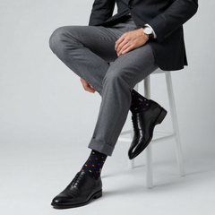 Crew Socks | Crew Length Socks | Polka Dot Socks | Long Socks