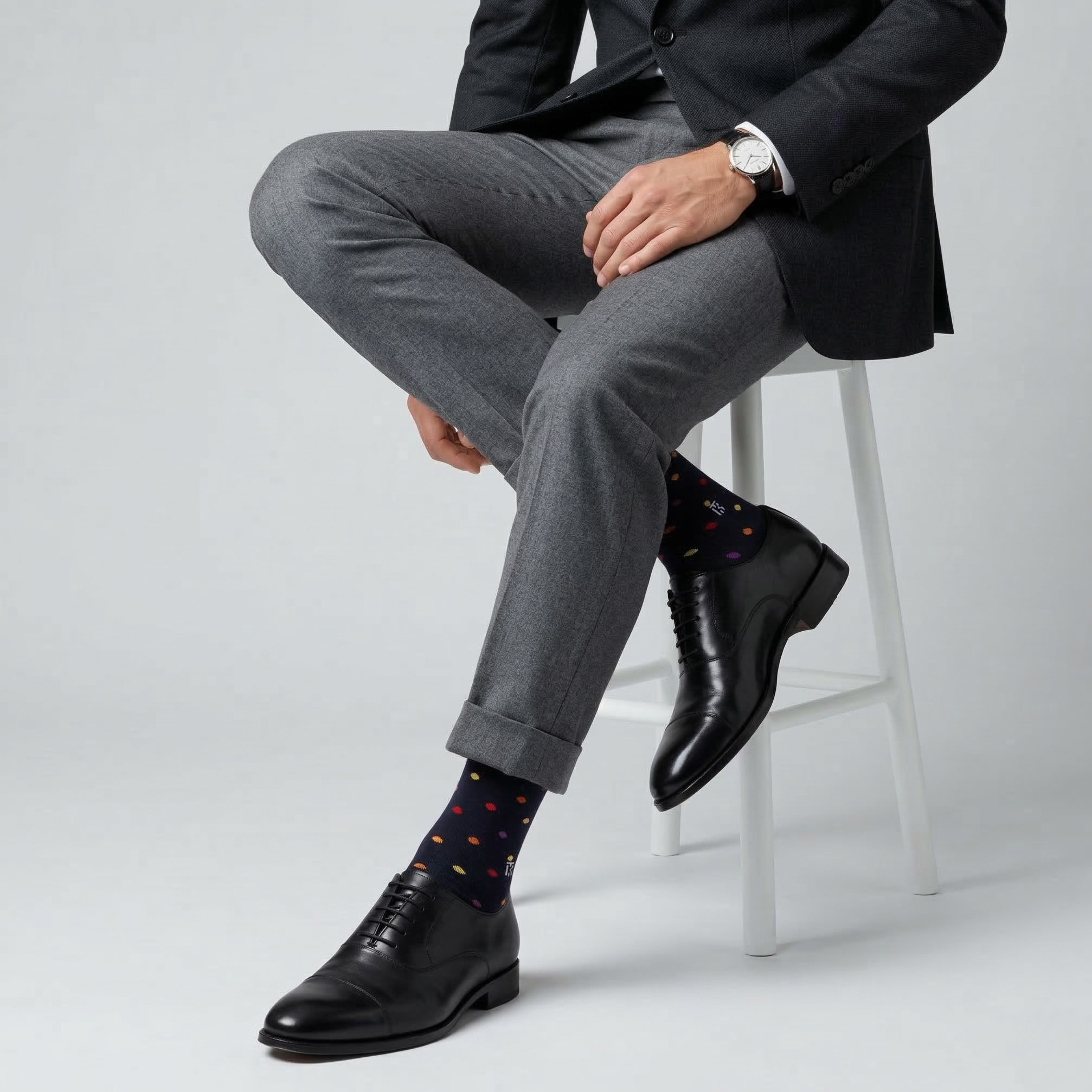 Crew Socks | Crew Length Socks | Polka Dot Socks | Long Socks