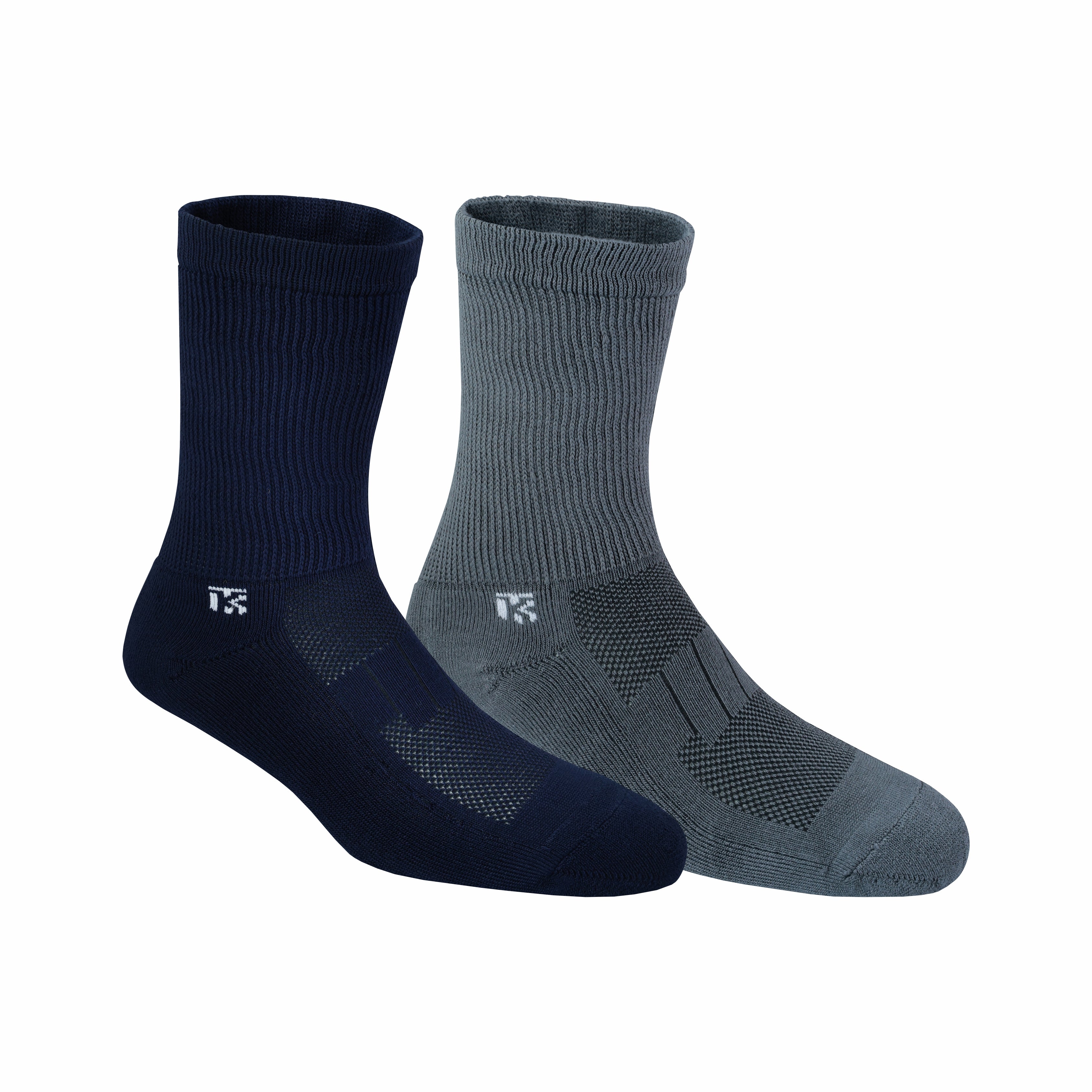 Diabetic Bamboo socks combo | Pack Of 2 | Gray & Navy Blue Bamboo Socks