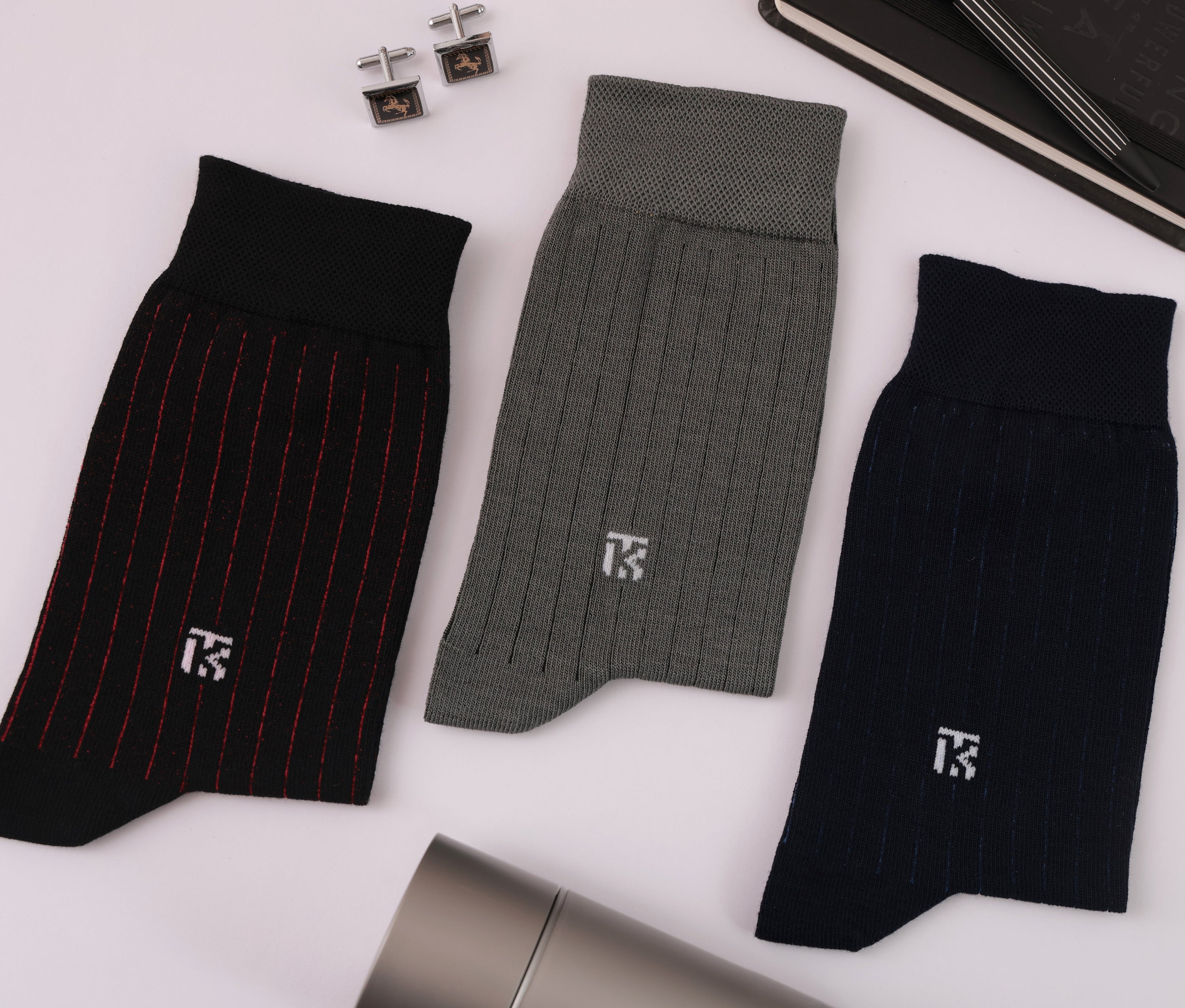 Trio Luxe Pack | Merlot Rib - Cobalt Rib - Graphite Rib