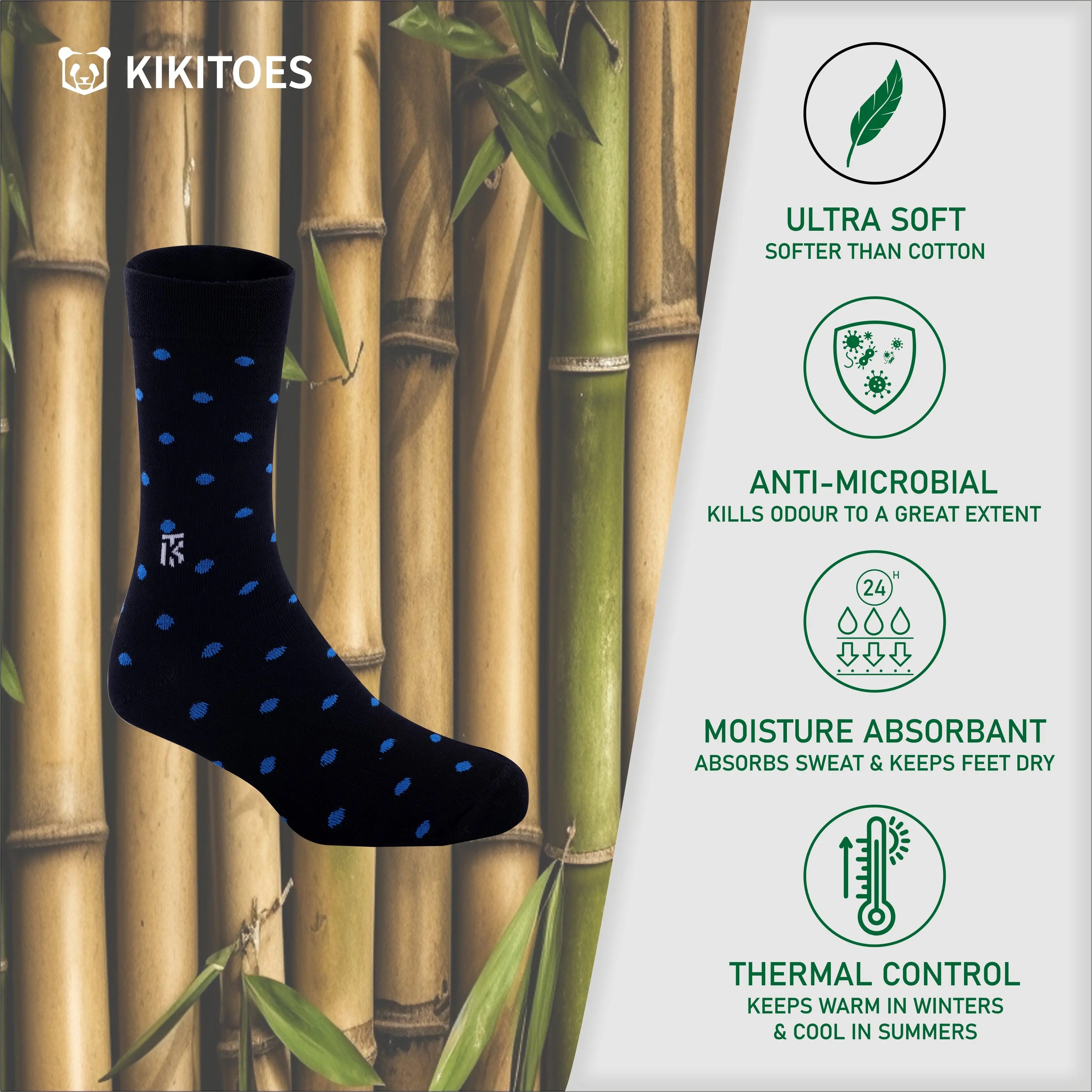 Crew Socks | Crew Length Socks | Polka Dot Socks | Long Socks