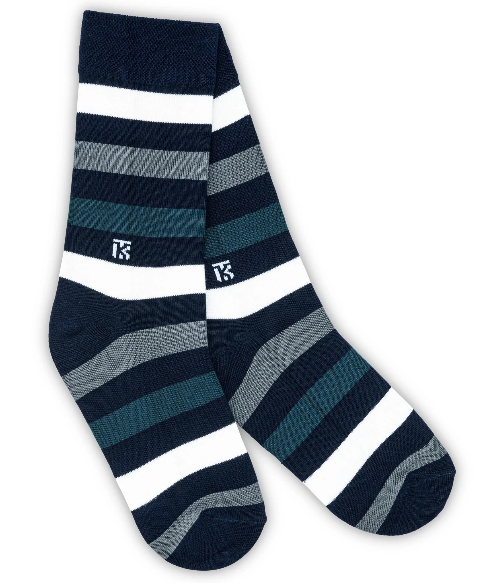 KIKITOES BAMBOO MEN CREW SOCKS | Urban Stripes | Arctic FlowSTRIPE BAMBOO SOCKSKikitoes