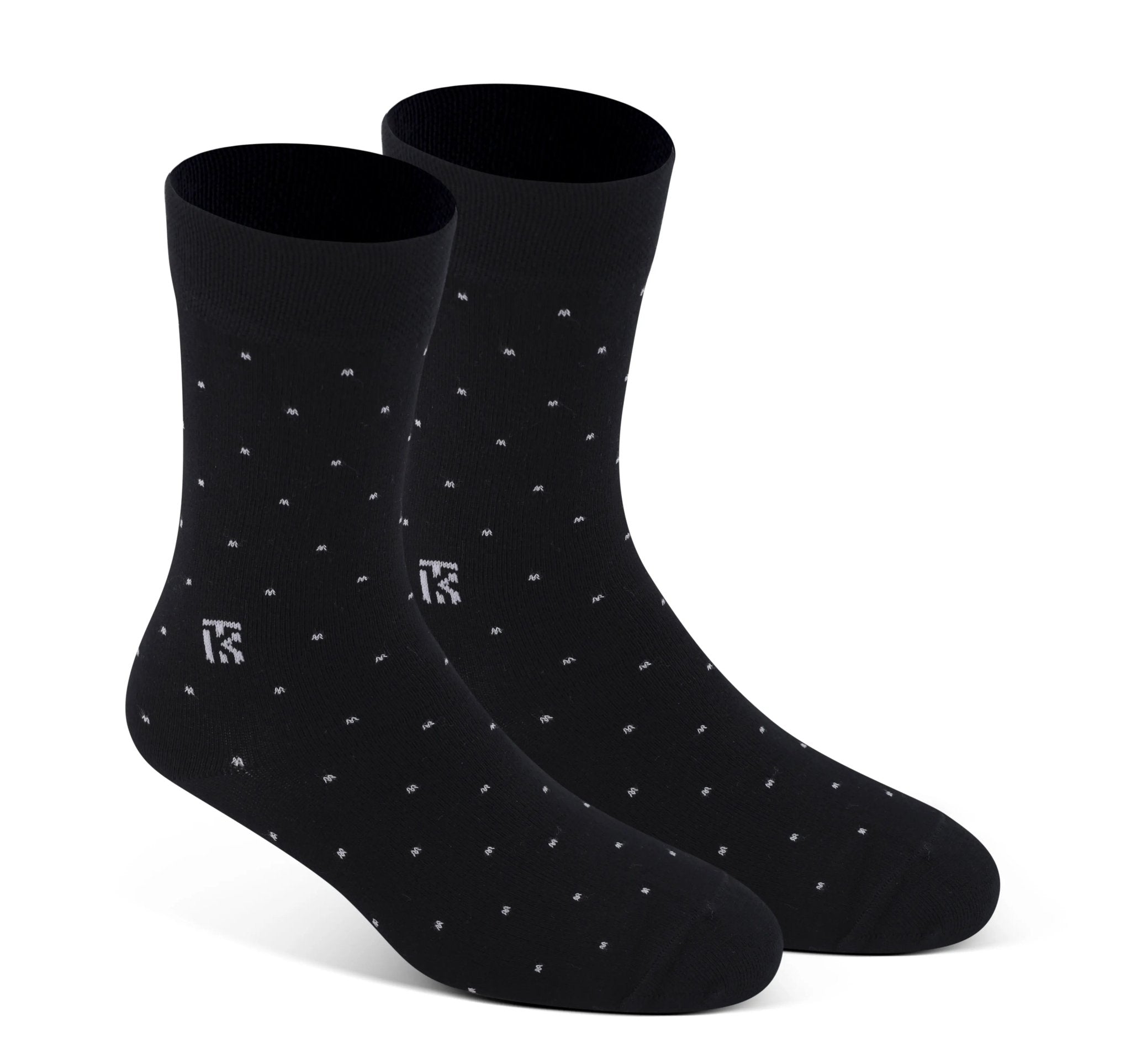 KIKITOES BAMBOO MEN CREW SOCKS | Midnight DotKikitoes