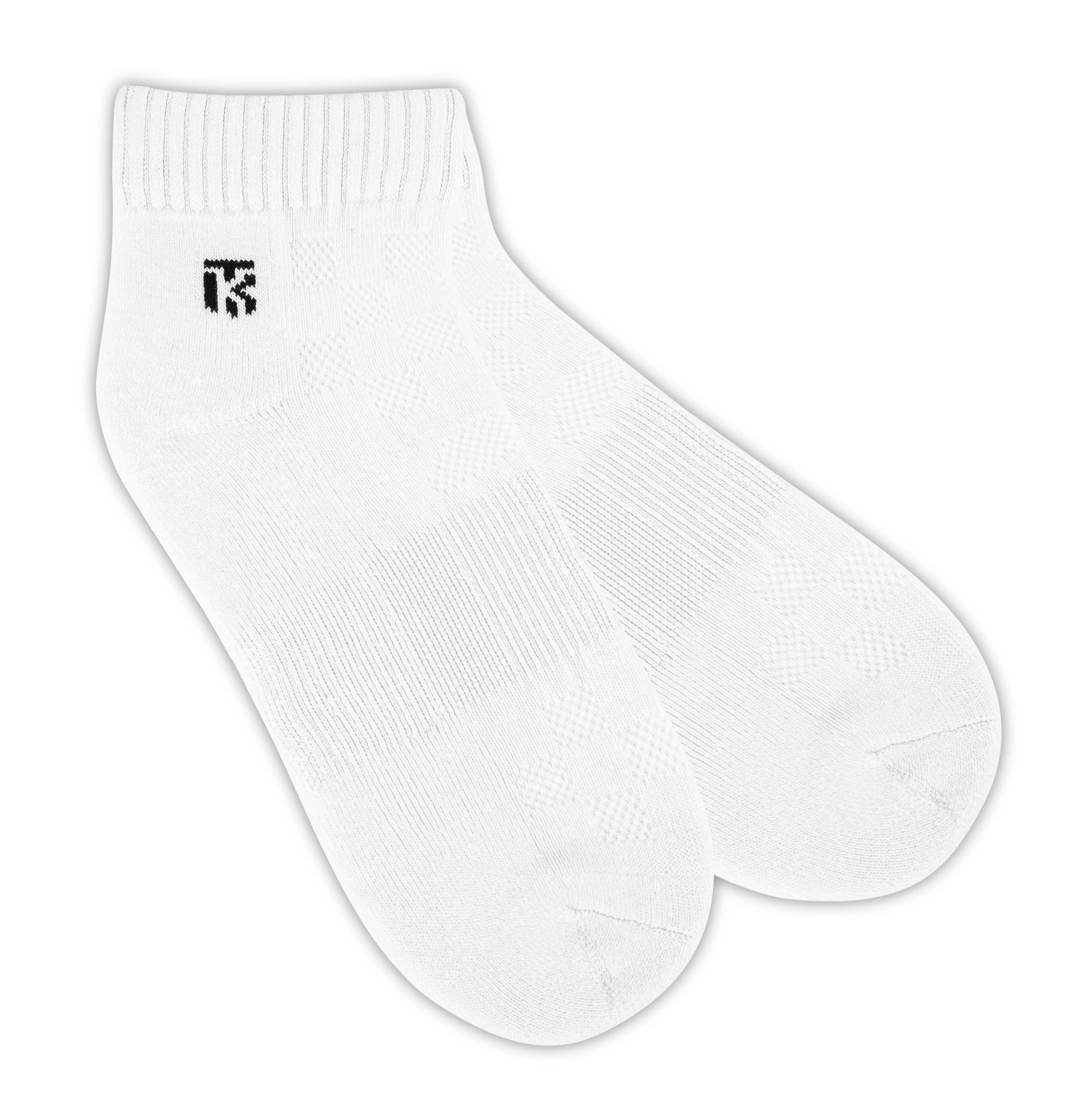 Kikitoes bamboo ankle socks combo pack in Orange Burst Persian Blue and White Horizon