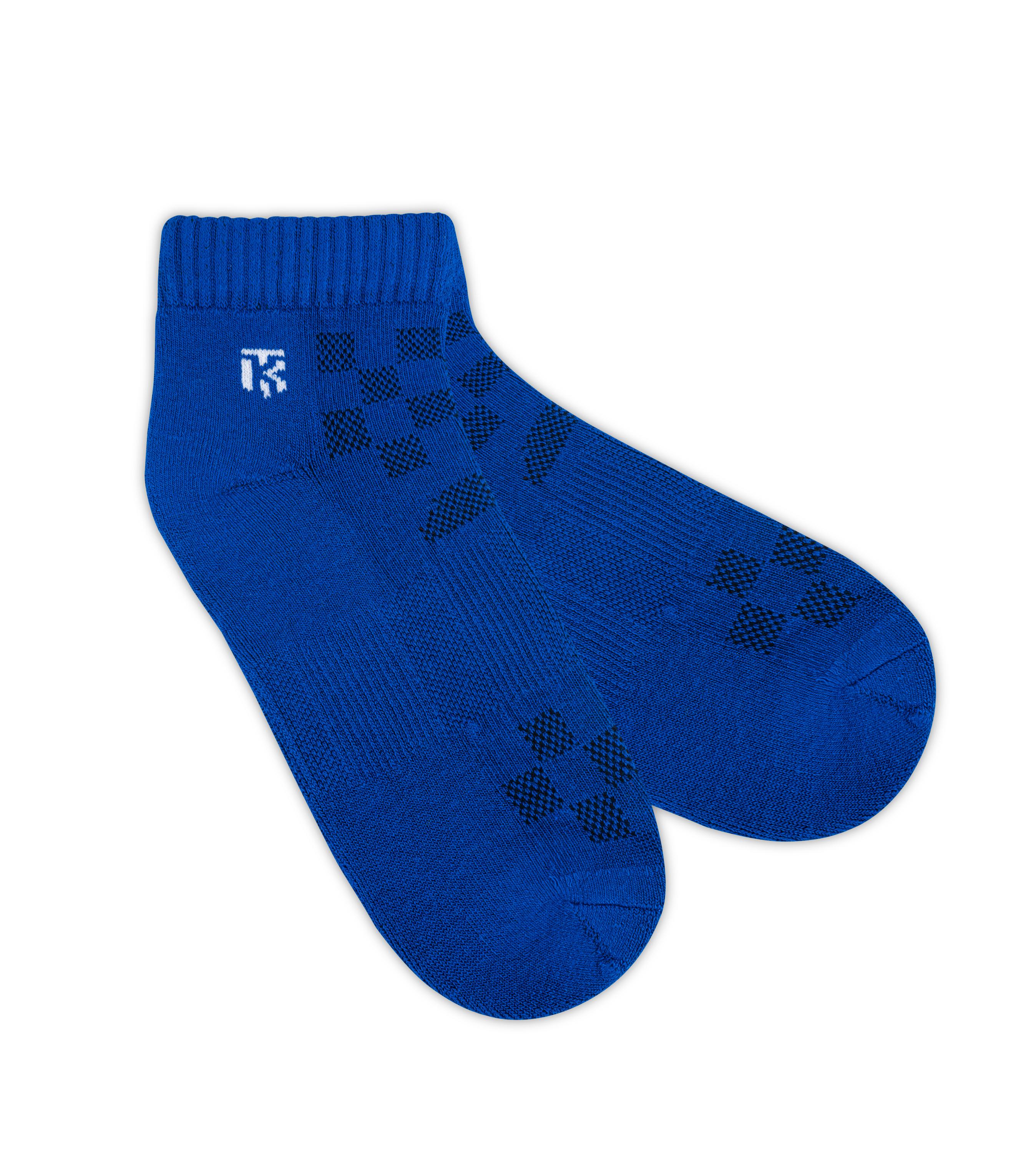Bamboo Socks Pair | Kikitoes Ankle Length Socks/Royal Blue Colour Sports Socks for Men