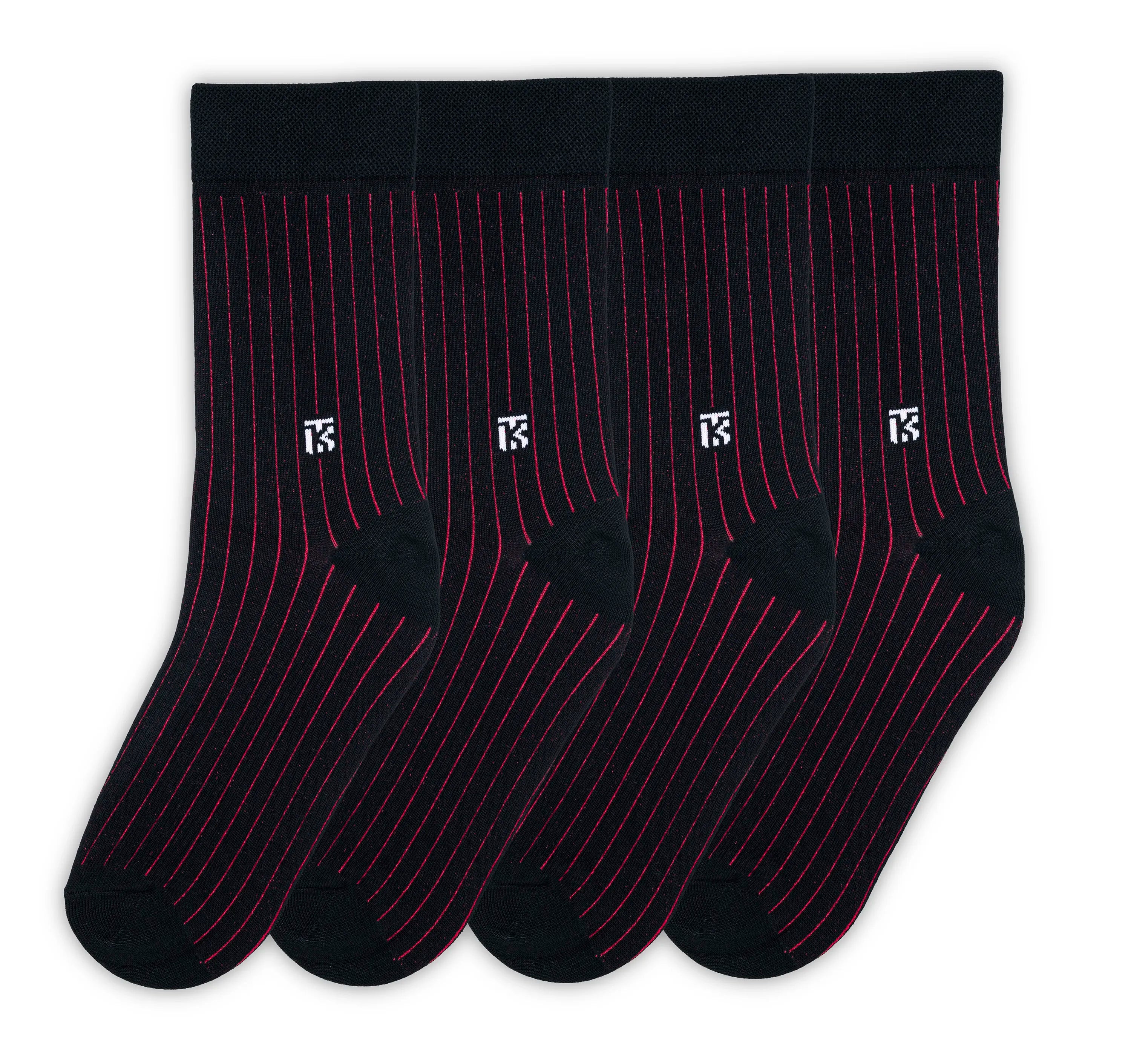 Kikitoes Men's Rib Bamboo Crew Socks Ultra-Soft, Breathable, Moisture-Wicking & Odor-Resistant Everyday Comfort (Pack of 1)