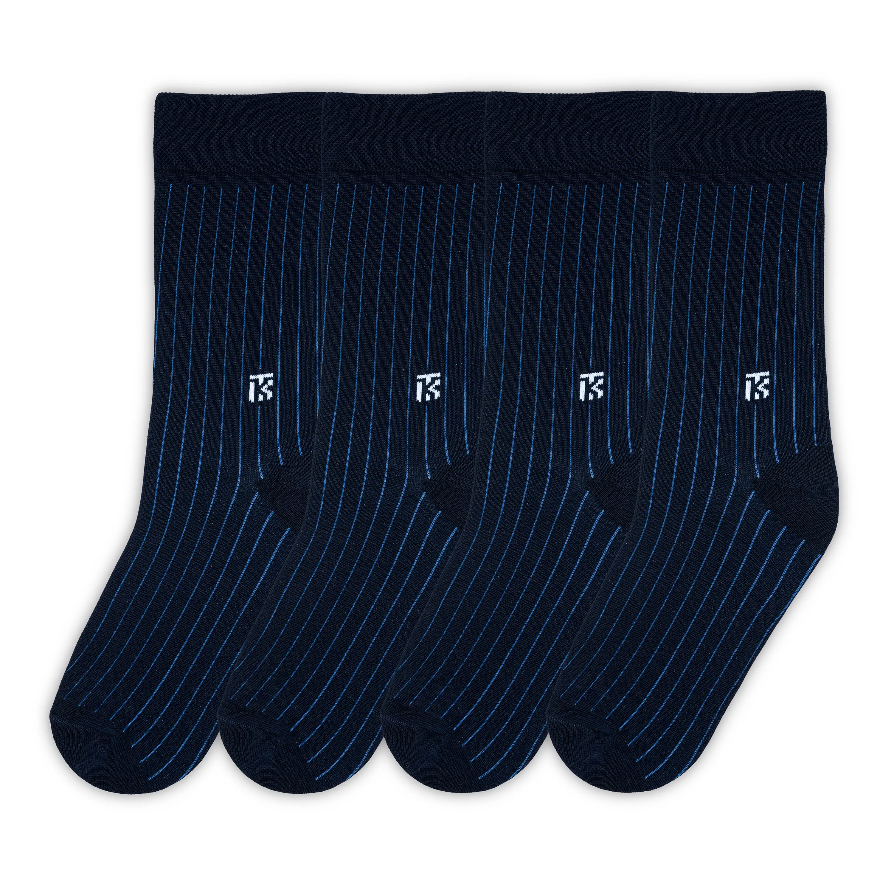 Kikitoes Men's Rib Bamboo Crew Socks Black, Ultra-Soft & Breathable, Moisture-Wicking and Odor-Resistant Everyday Comfort (Pack of 1)