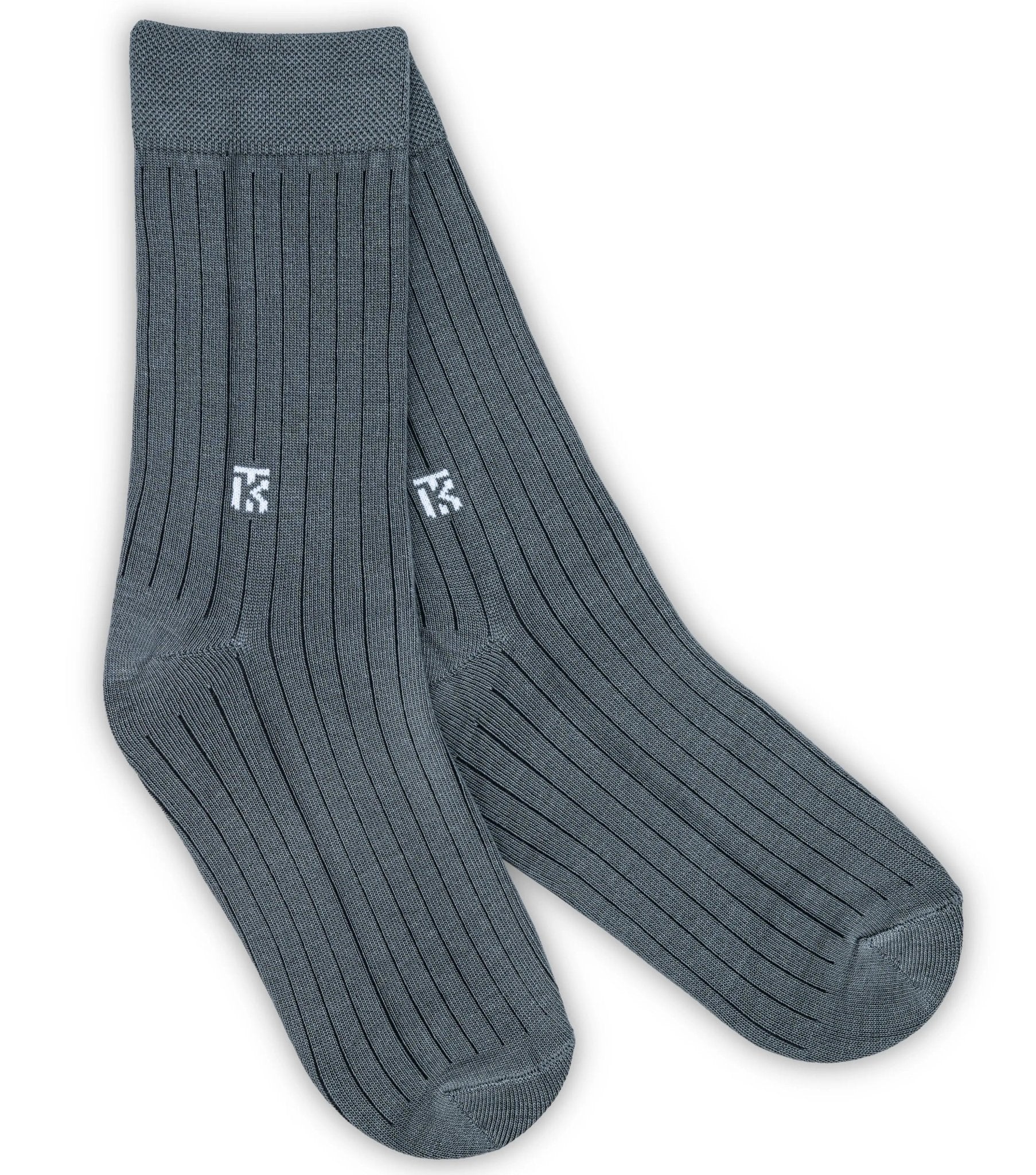 KIKITOES BAMBOO MEN CREW SOCKS | Graphite RibKikitoes