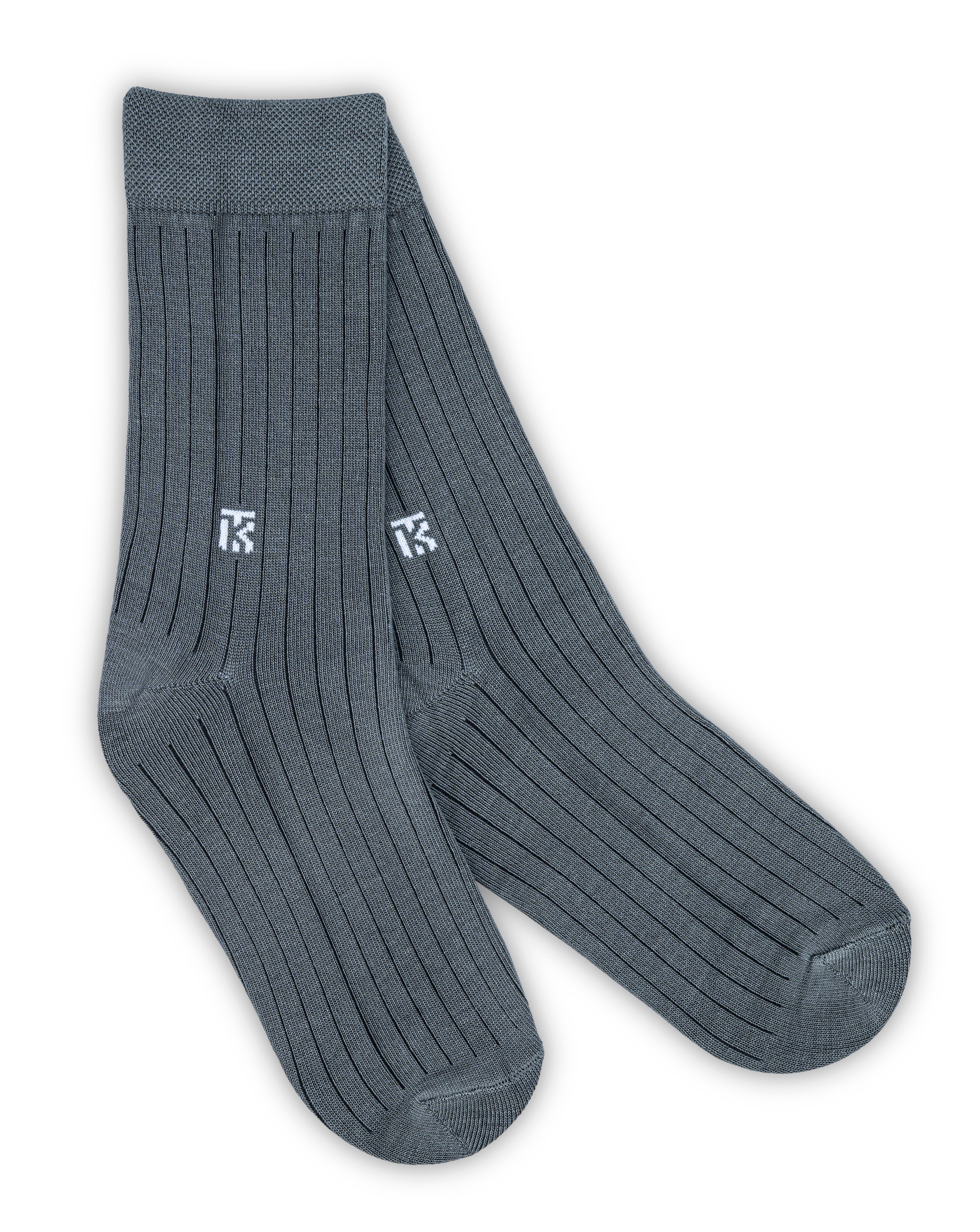 Kikitoes Men's Rib Bamboo Crew Socks, Black, Ultra-Soft & Breathable, Moisture-Wicking and Odor-Resistant Everyday Comfort (Pack of 1)