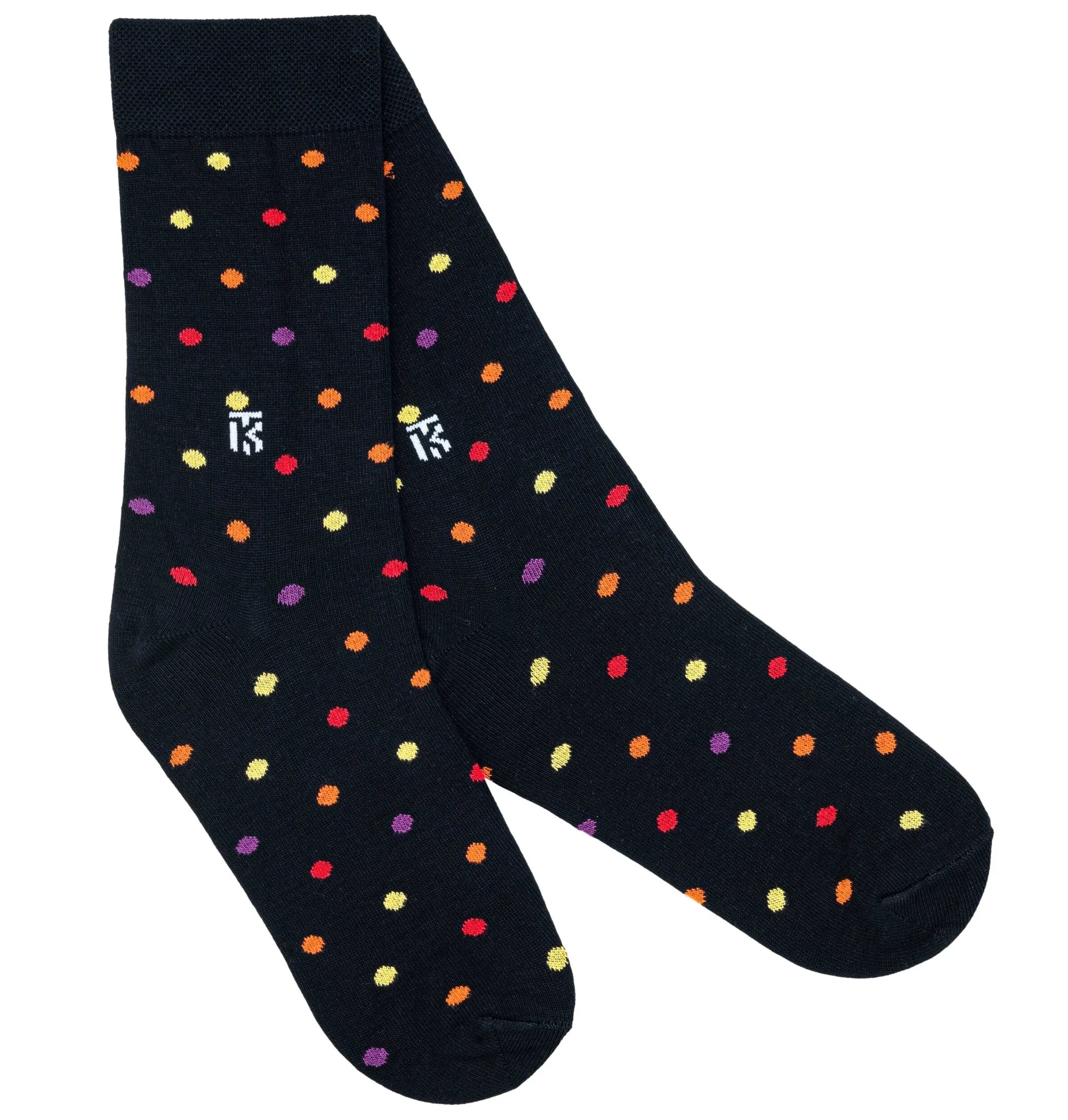 KIKITOES BAMBOO MEN CREW SOCKS | Pop PolkaPOLKA DOT BAMBOO SOCKSKikitoes