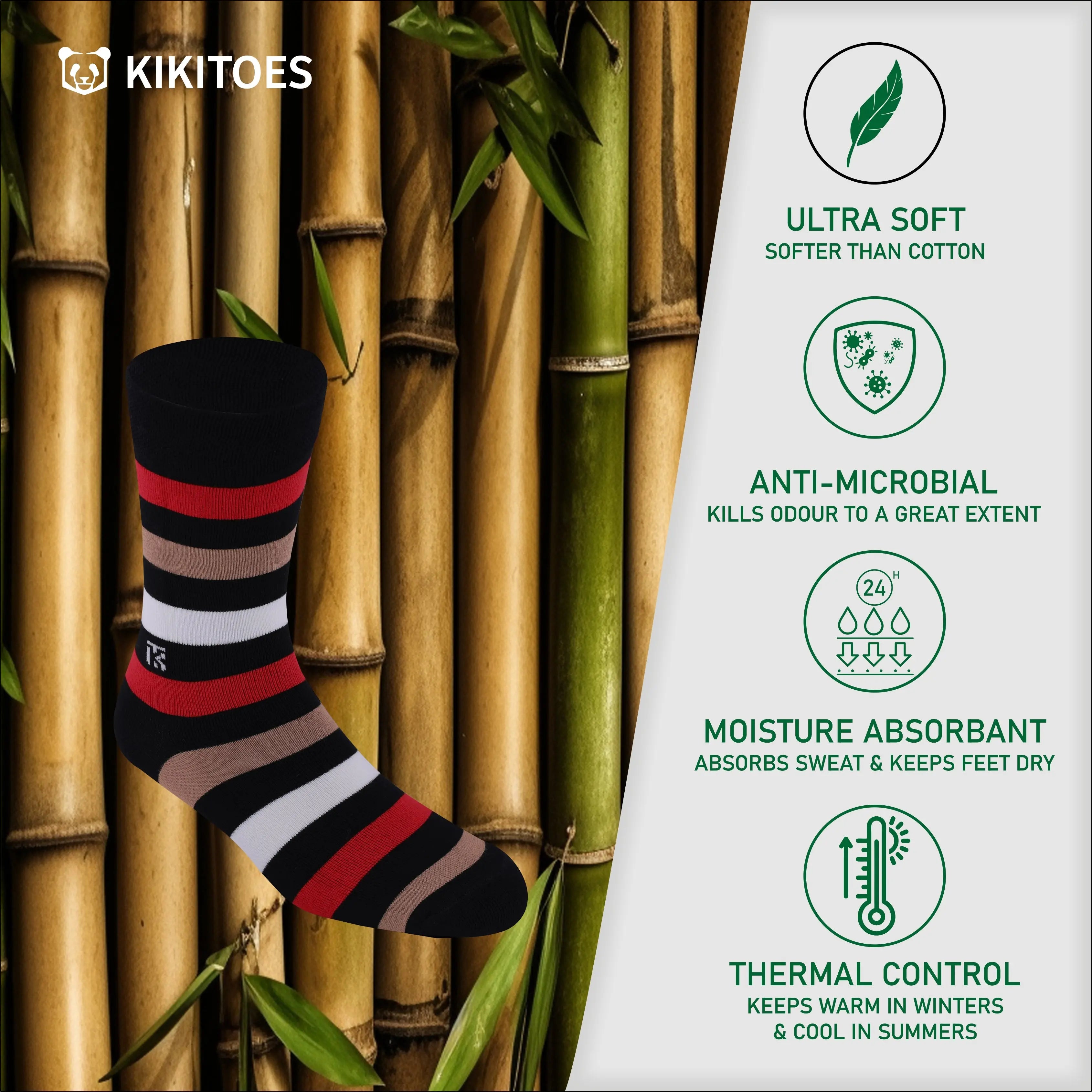 Premium Crew Socks for Men – Soft, breathable, and durable Crew Length Socks designed for everyday comfort. Explore long socks, stripe socks, and men's crew socks perfect for work, sports, and casual wear.