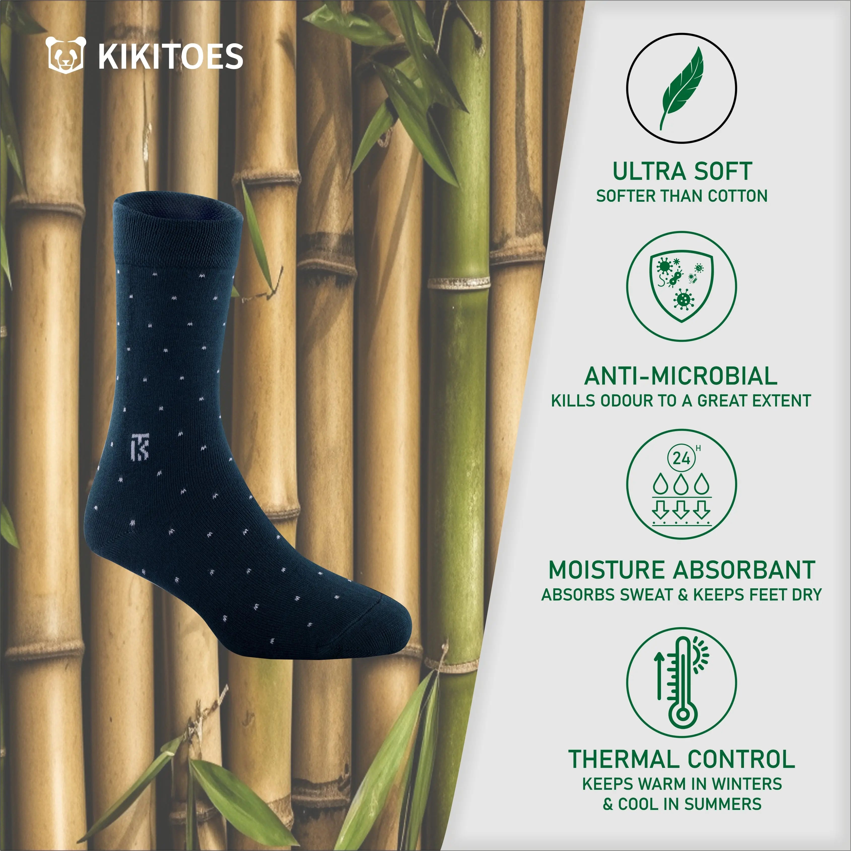 Crew Socks | Crew Length Socks | Bird Eye Socks | Long Socks