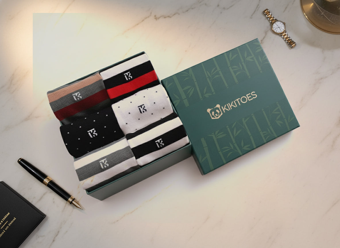 Kikitoes Luxe Signature Box – Stripes & Dots Collection