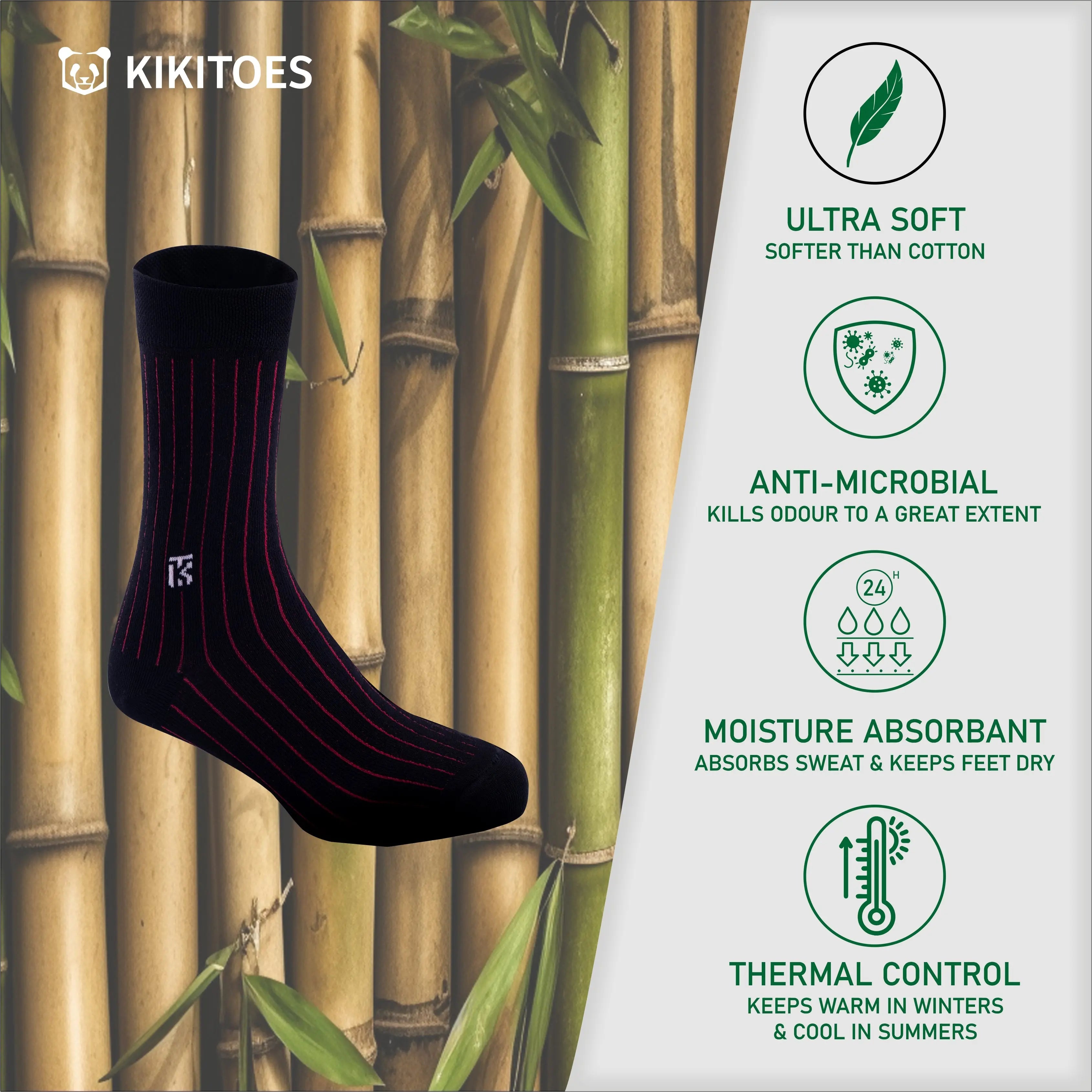 Crew Socks | Crew Length Socks | Rib  Socks | Long Socks