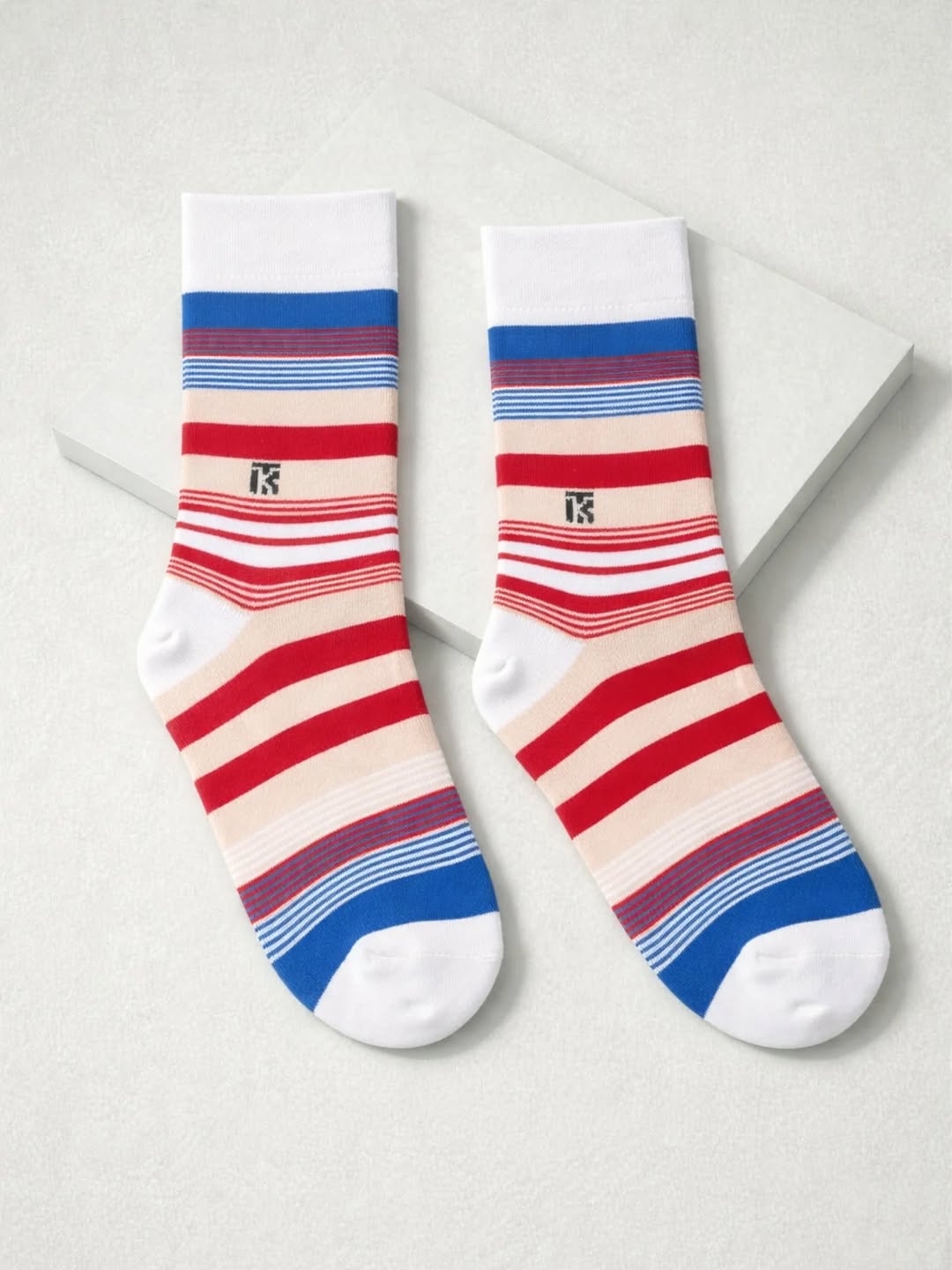 KIKITOES BAMBOO MEN CREW SOCKS | Fusion StripeKikitoes